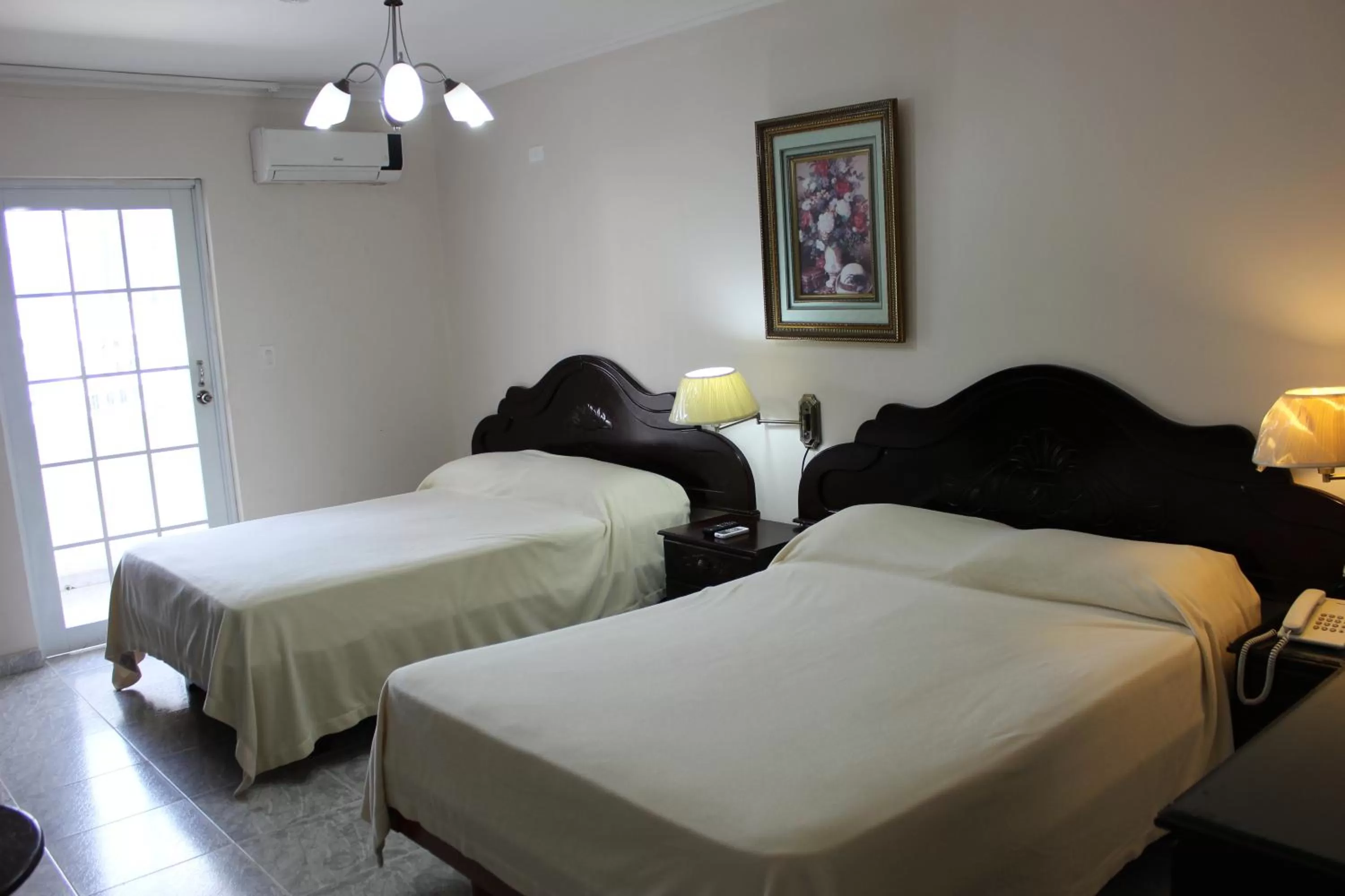 Bed in Hotel Parador