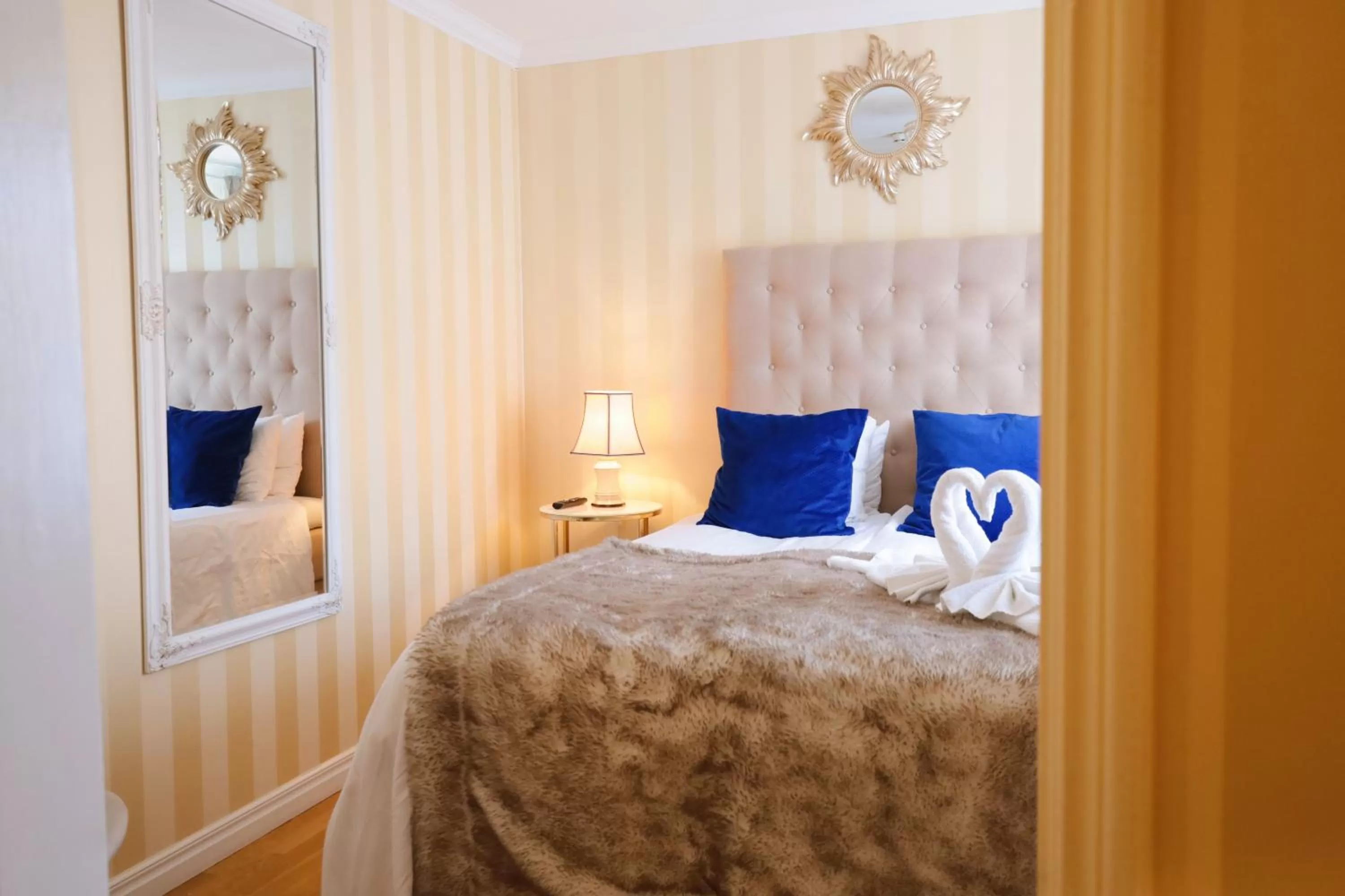 Bed in Vänerport Lakefront Hotell