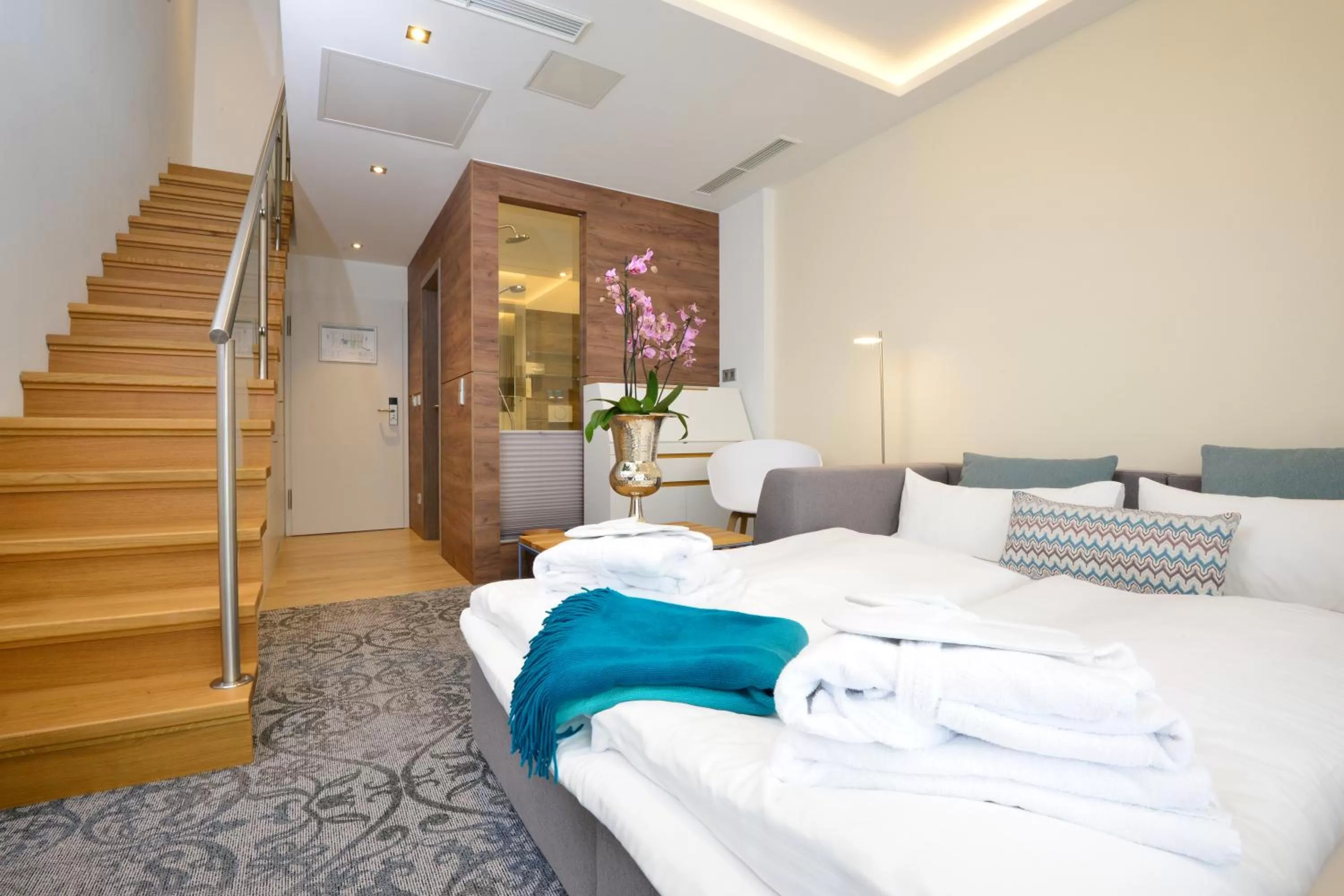 Photo of the whole room, Bed in Parkhotel Residenz