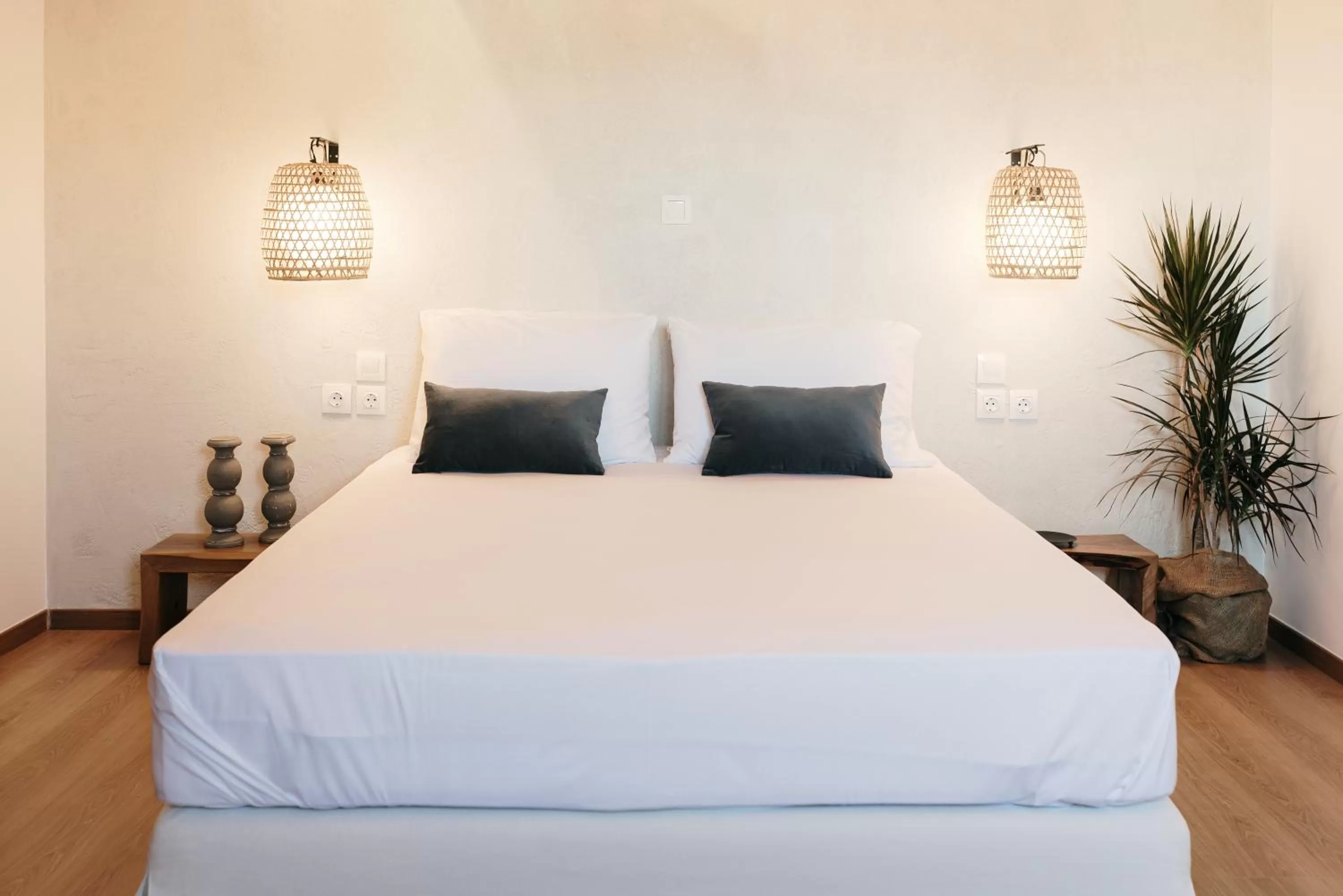 Bedroom, Bed in BOĒM Boutique Hotel Lefkada