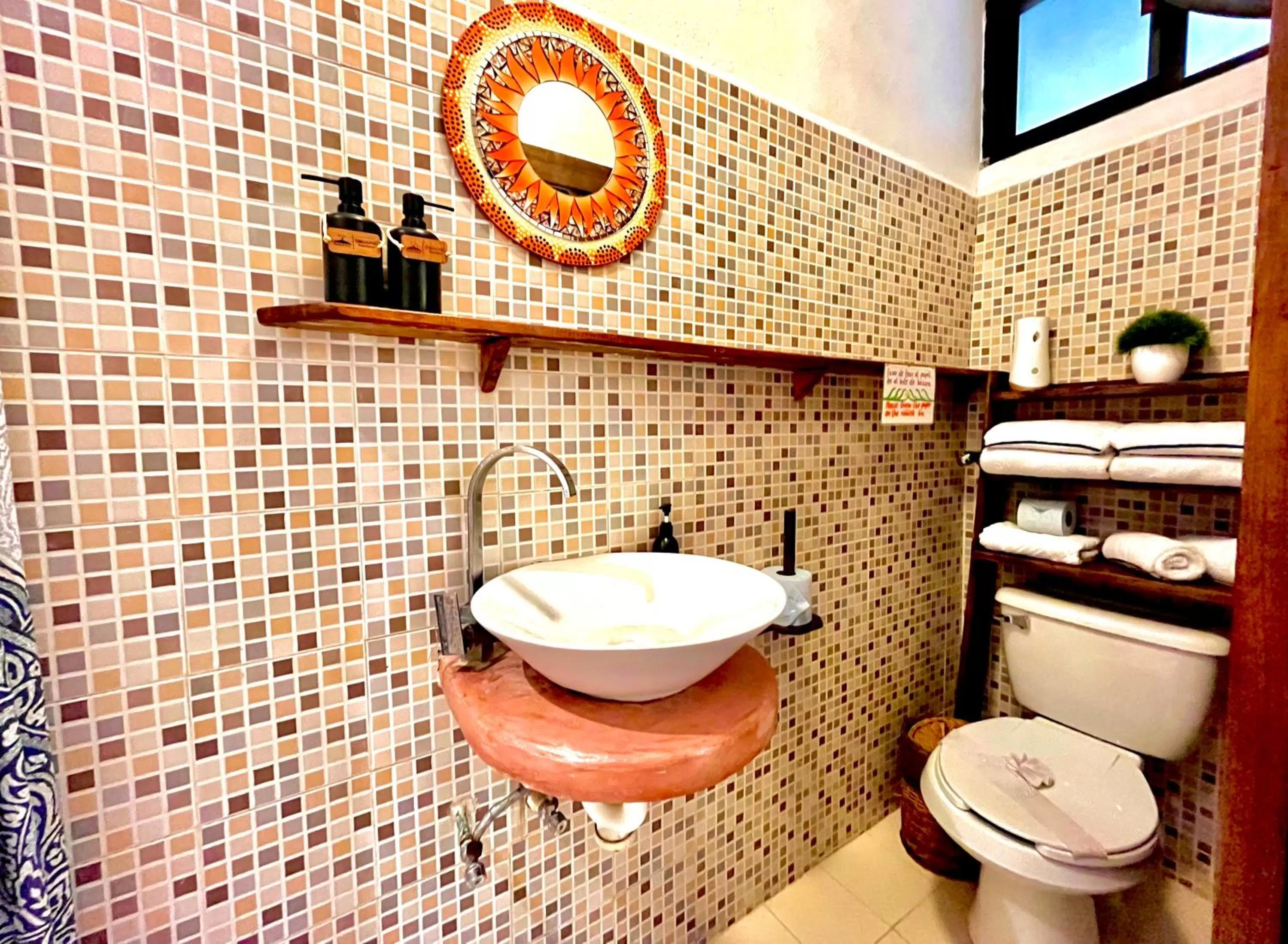 Bathroom in Pacha Tulum Boutique Hotel