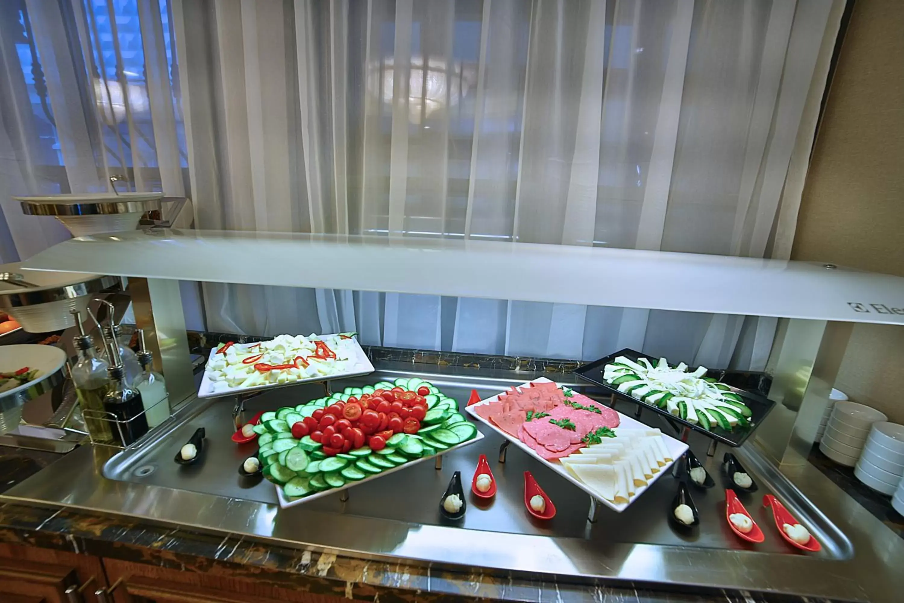 Buffet breakfast in Adelmar Hotel Istanbul Sisli