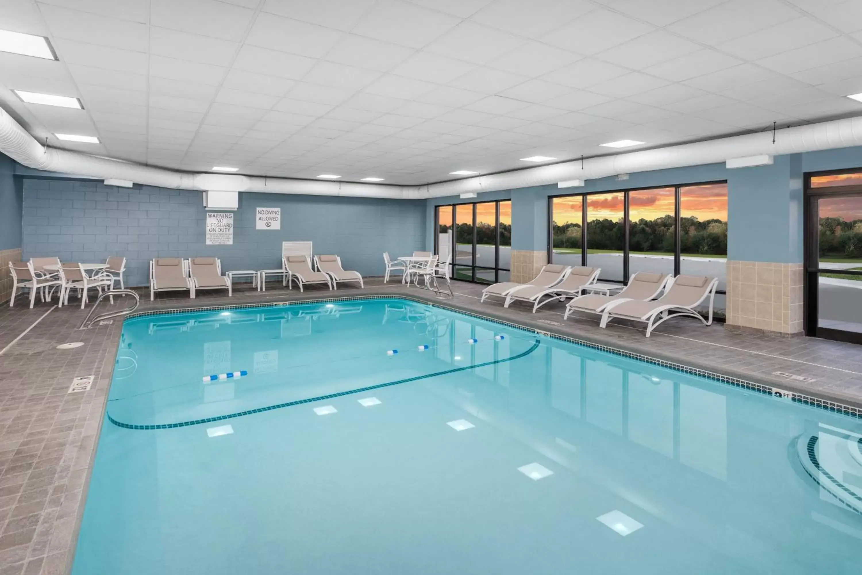 Swimming Pool in Holiday Inn Express South Portland, an IHG Hotel