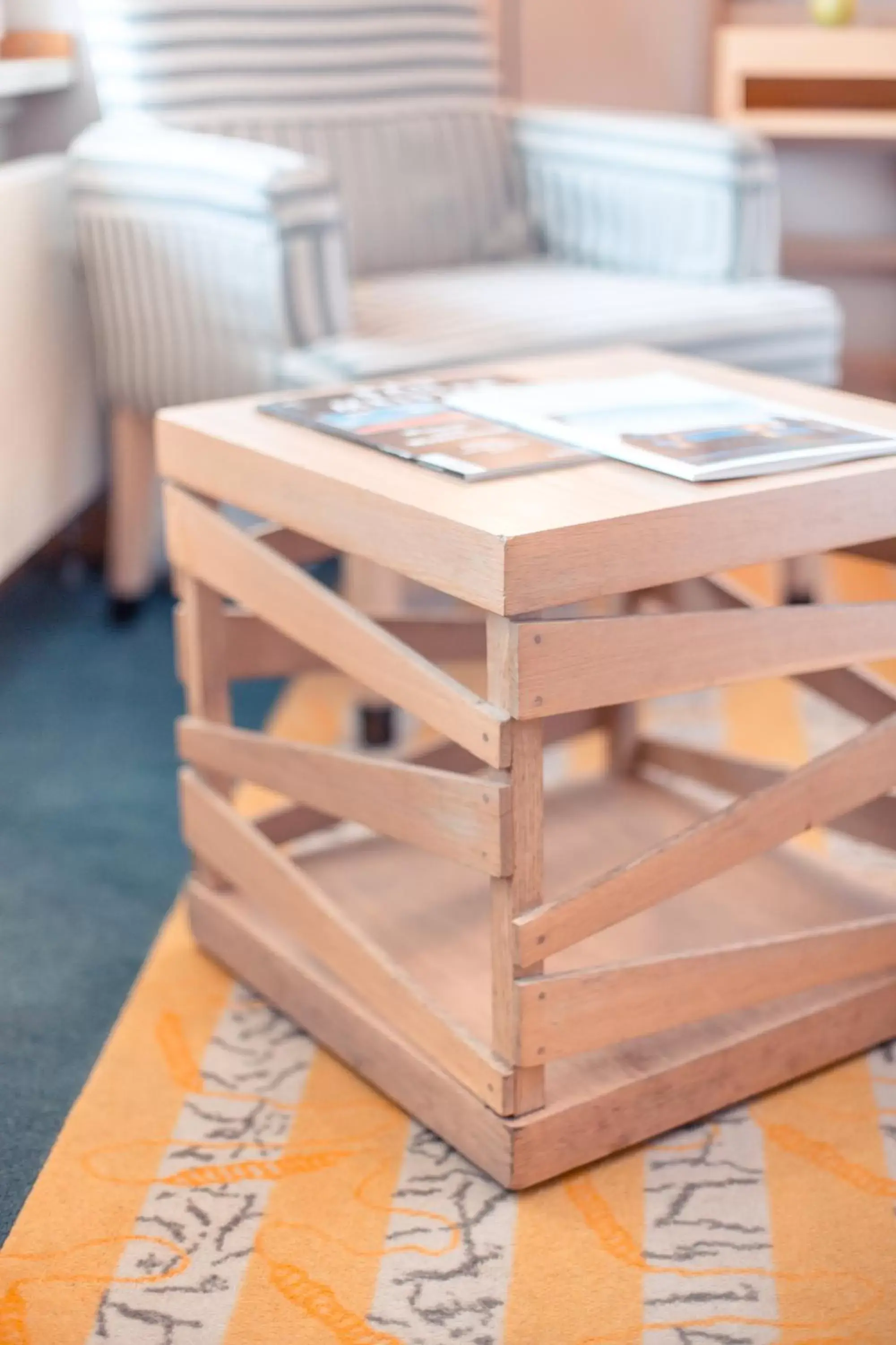 Decorative detail, Seating Area in Hotel Bleibtreu Berlin by Golden Tulip