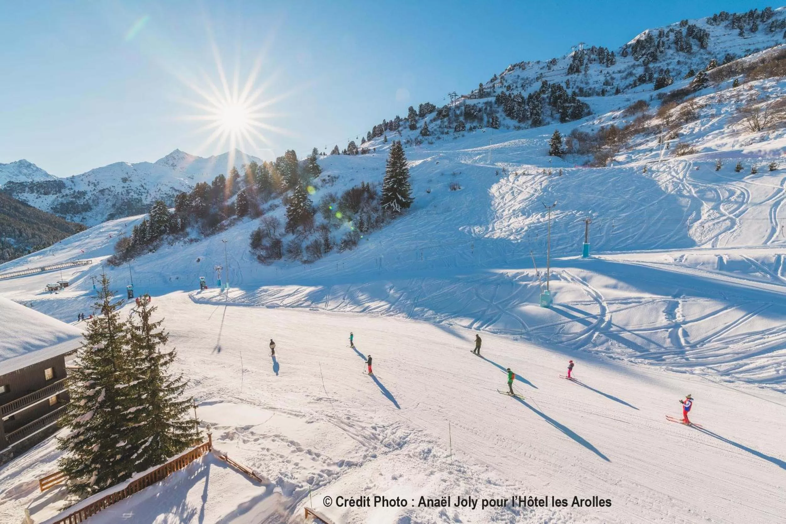 Winter in Hotel Les Arolles