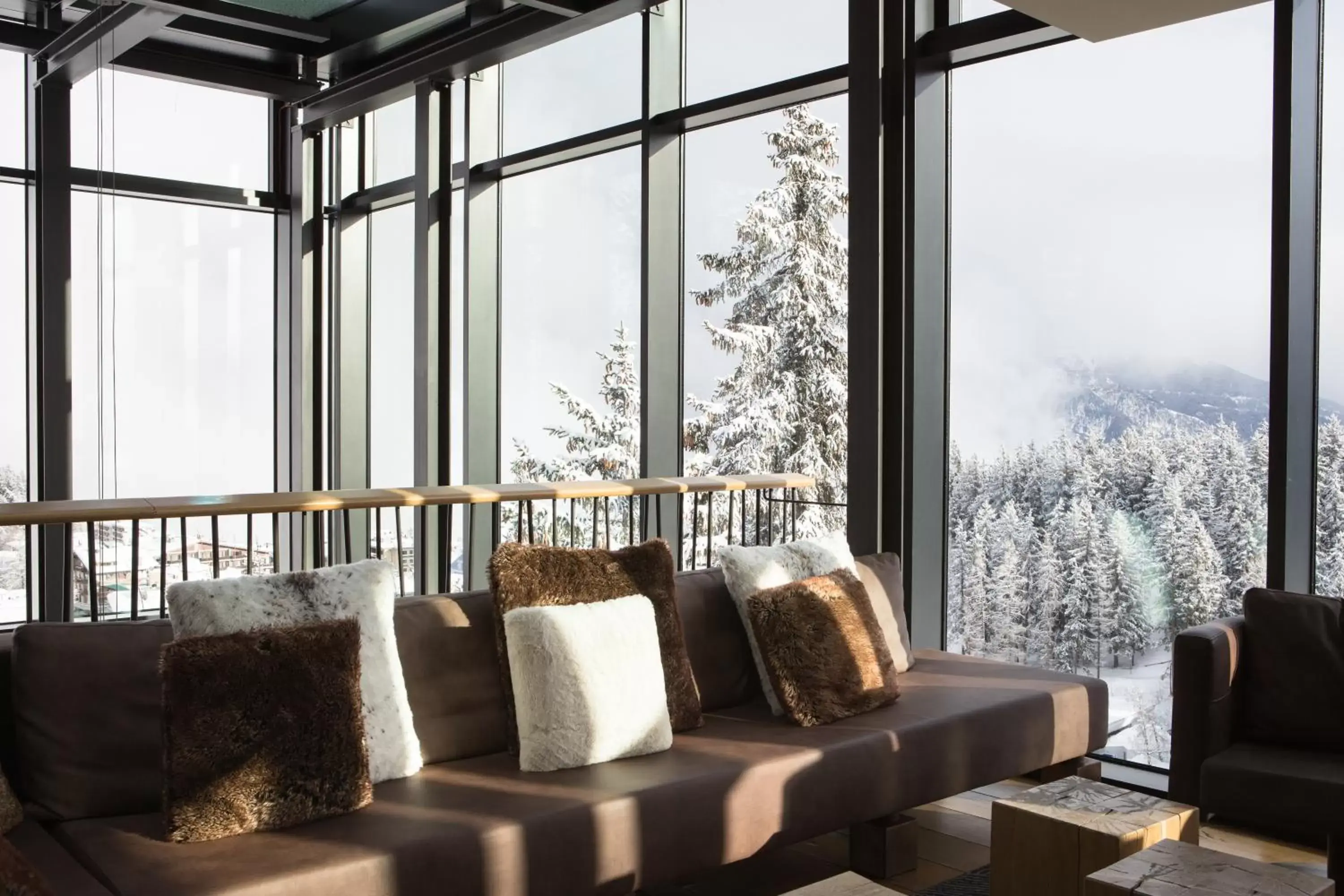 Living room in Crans Ambassador