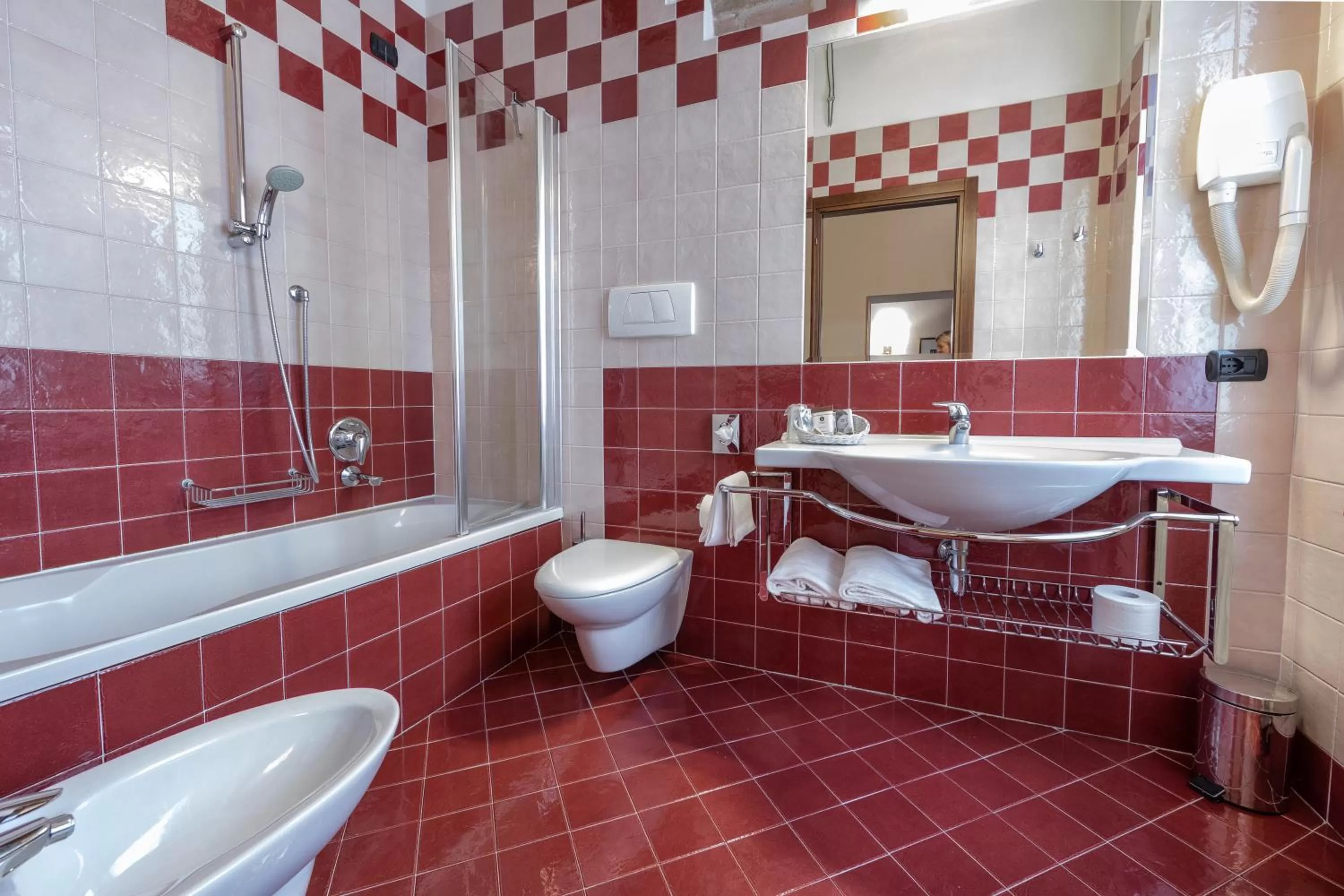 Toilet in Hotel Villa Malaspina