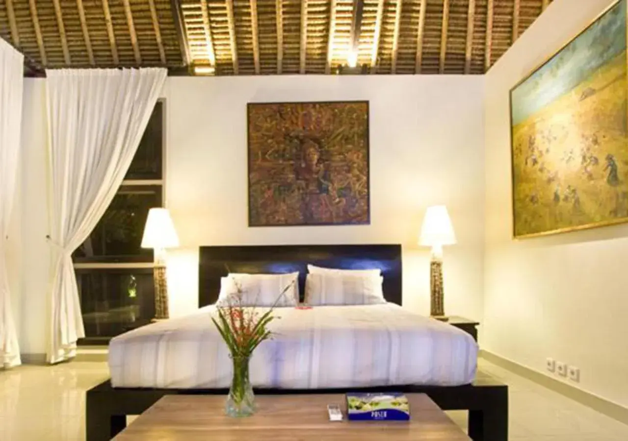 Bedroom, Bed in Puri Darma Agung Villa