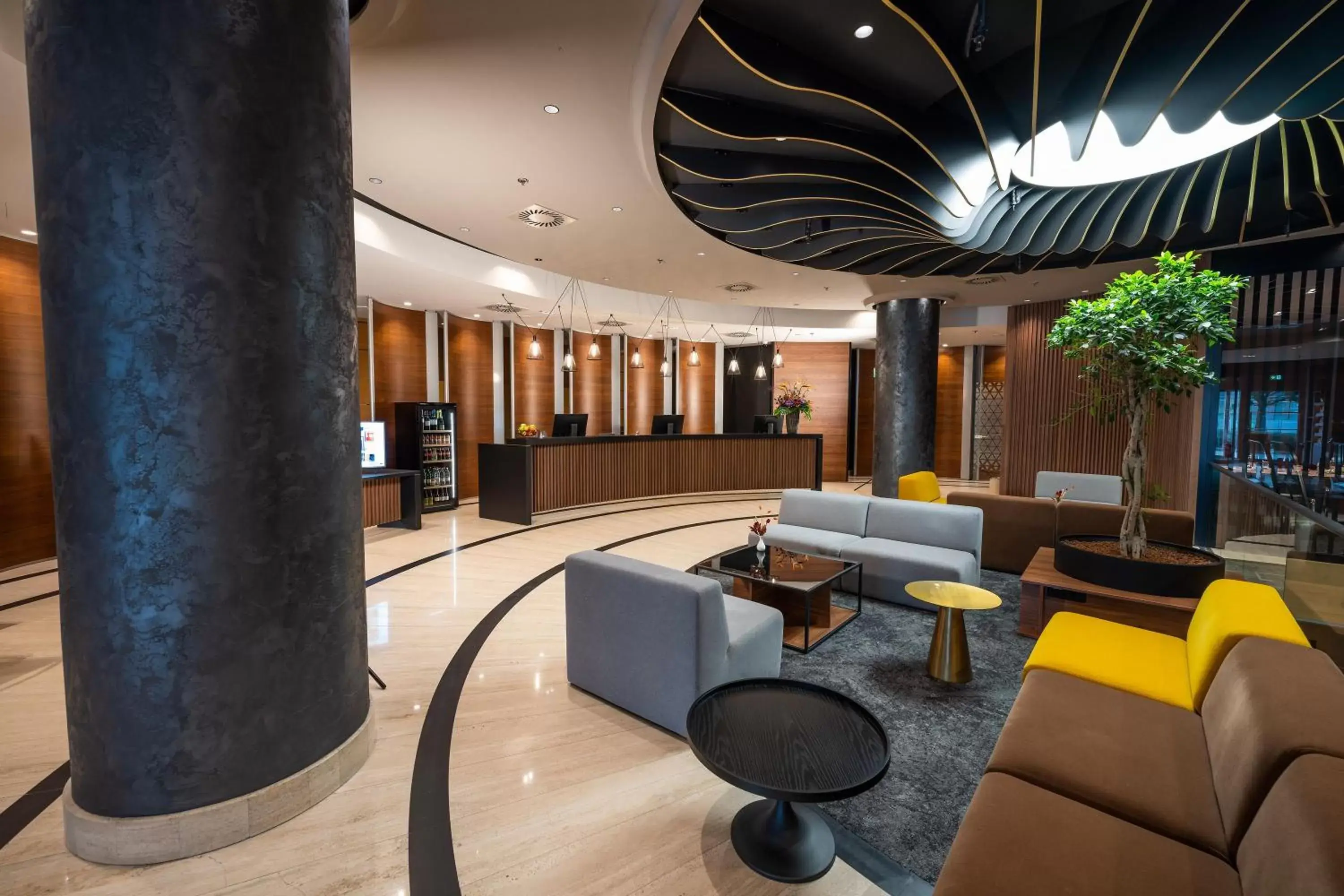 Lobby or reception, Lounge/Bar in Austria Trend Hotel Ljubljana