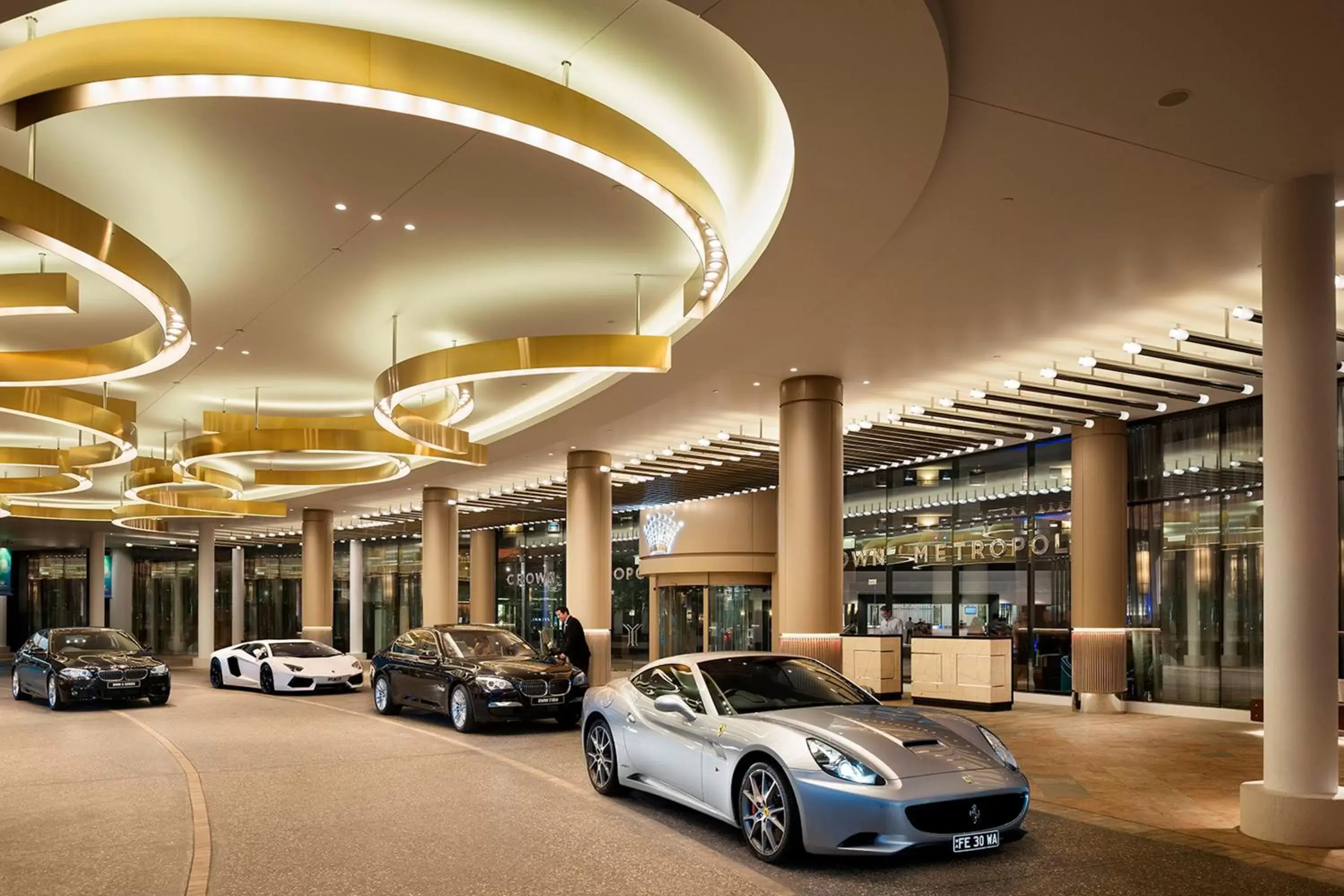 Facade/entrance in Crown Metropol Perth Facade/entrance in Crown Metropol Perth