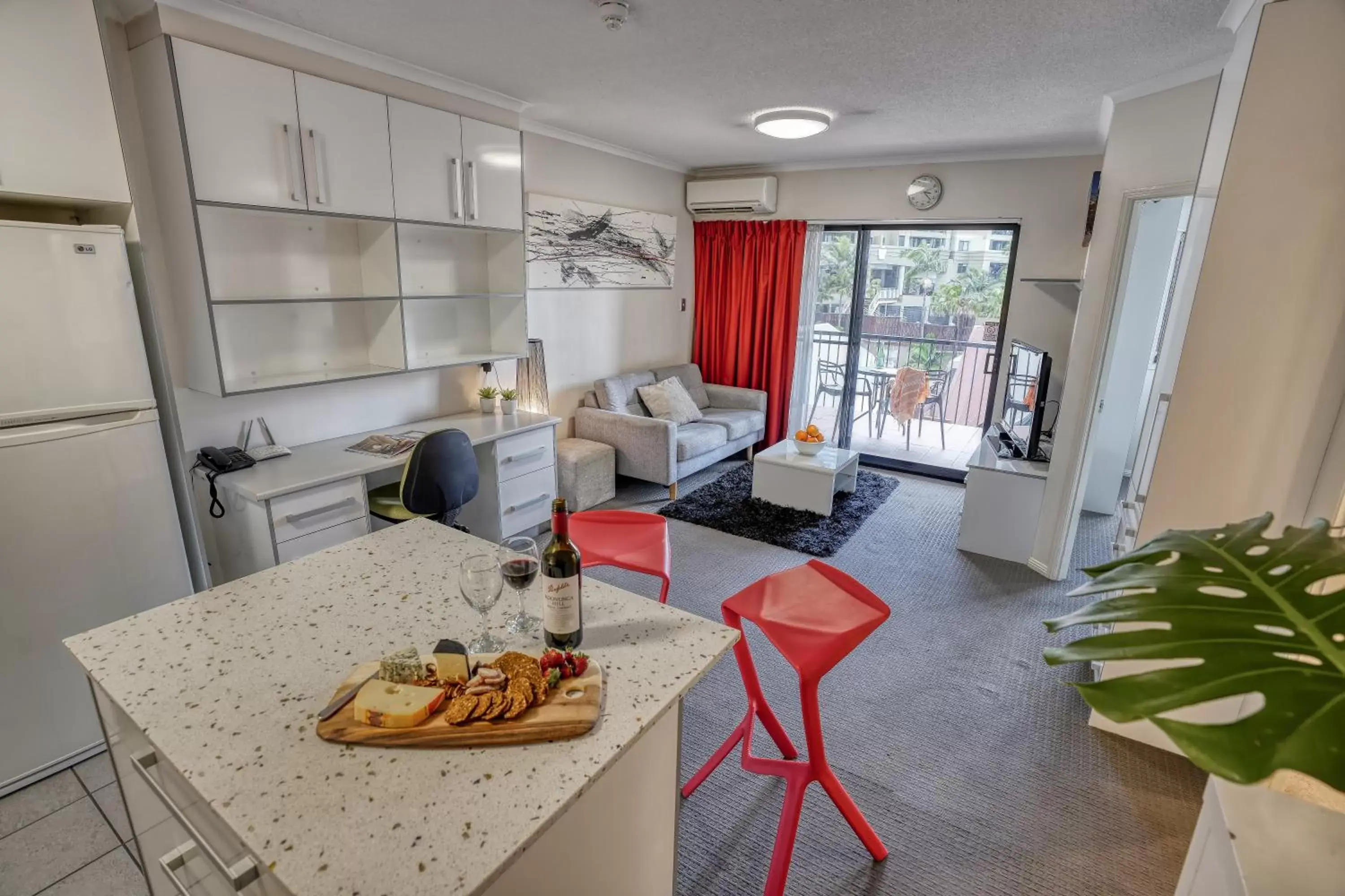 Living room in Central Brunswick Apartment Hotel