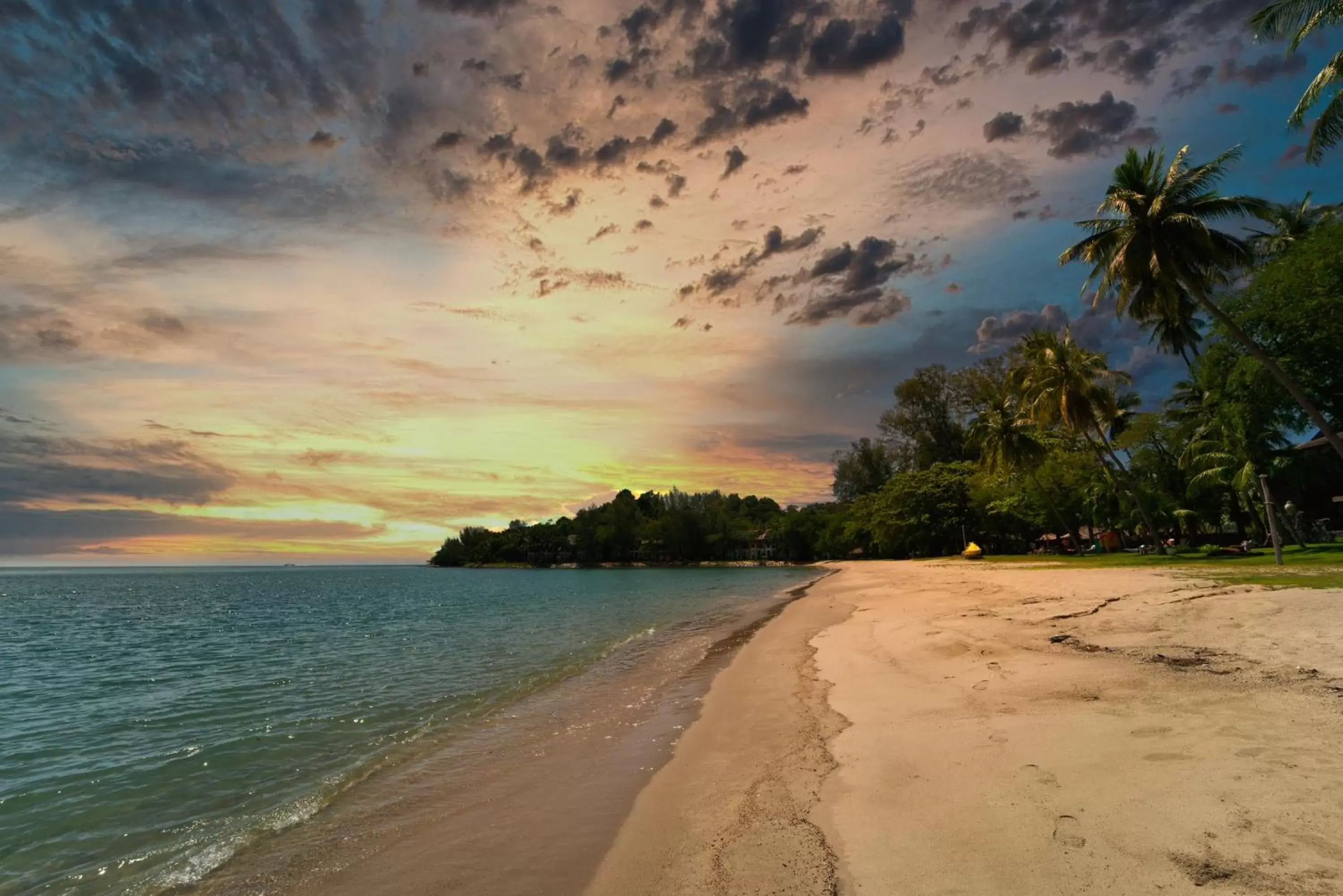 Beach in Rebak Island Resort & Marina, Langkawi