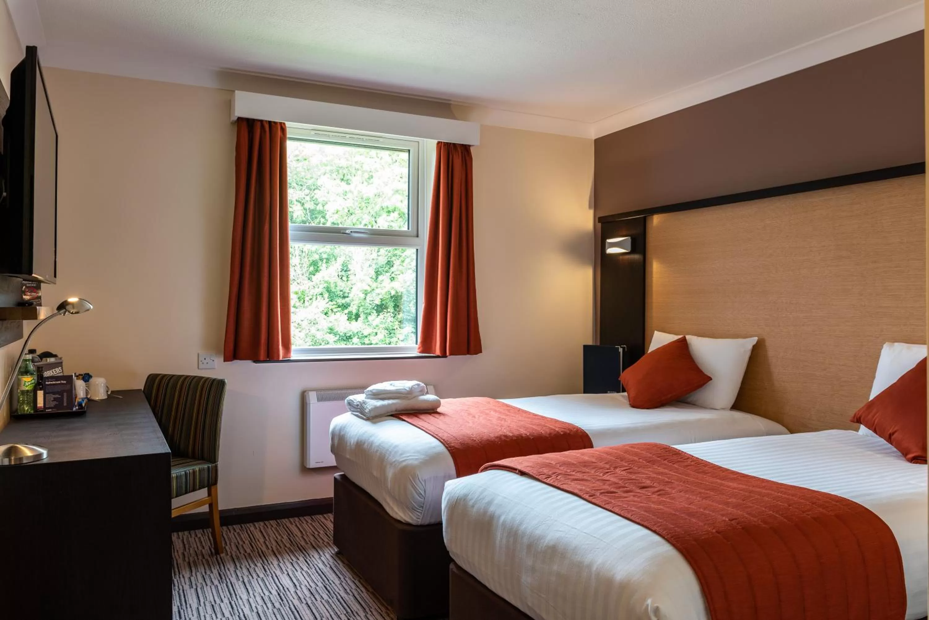 Bed in Dragonfly Hotel Bury St Edmunds