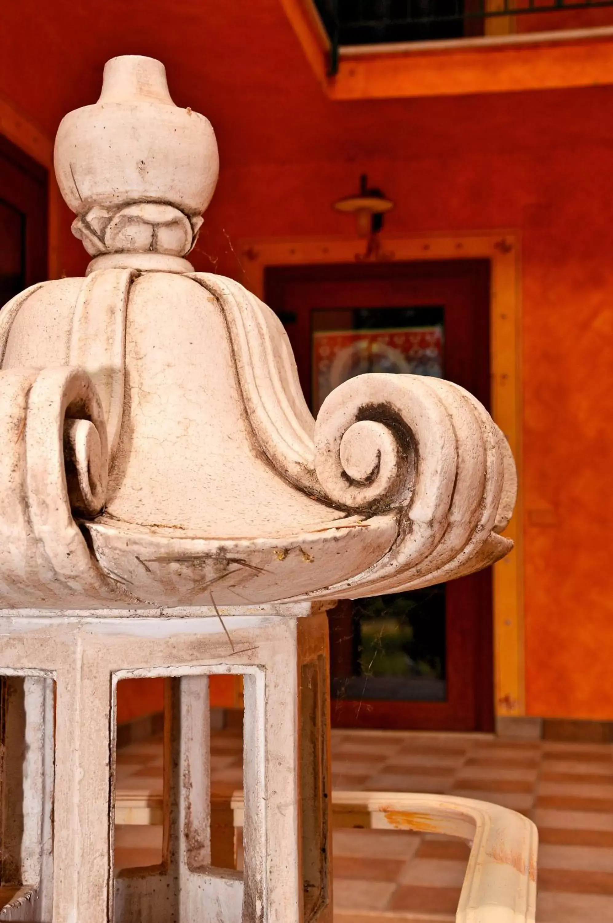Decorative detail in Hotel La Valle dell'Aquila