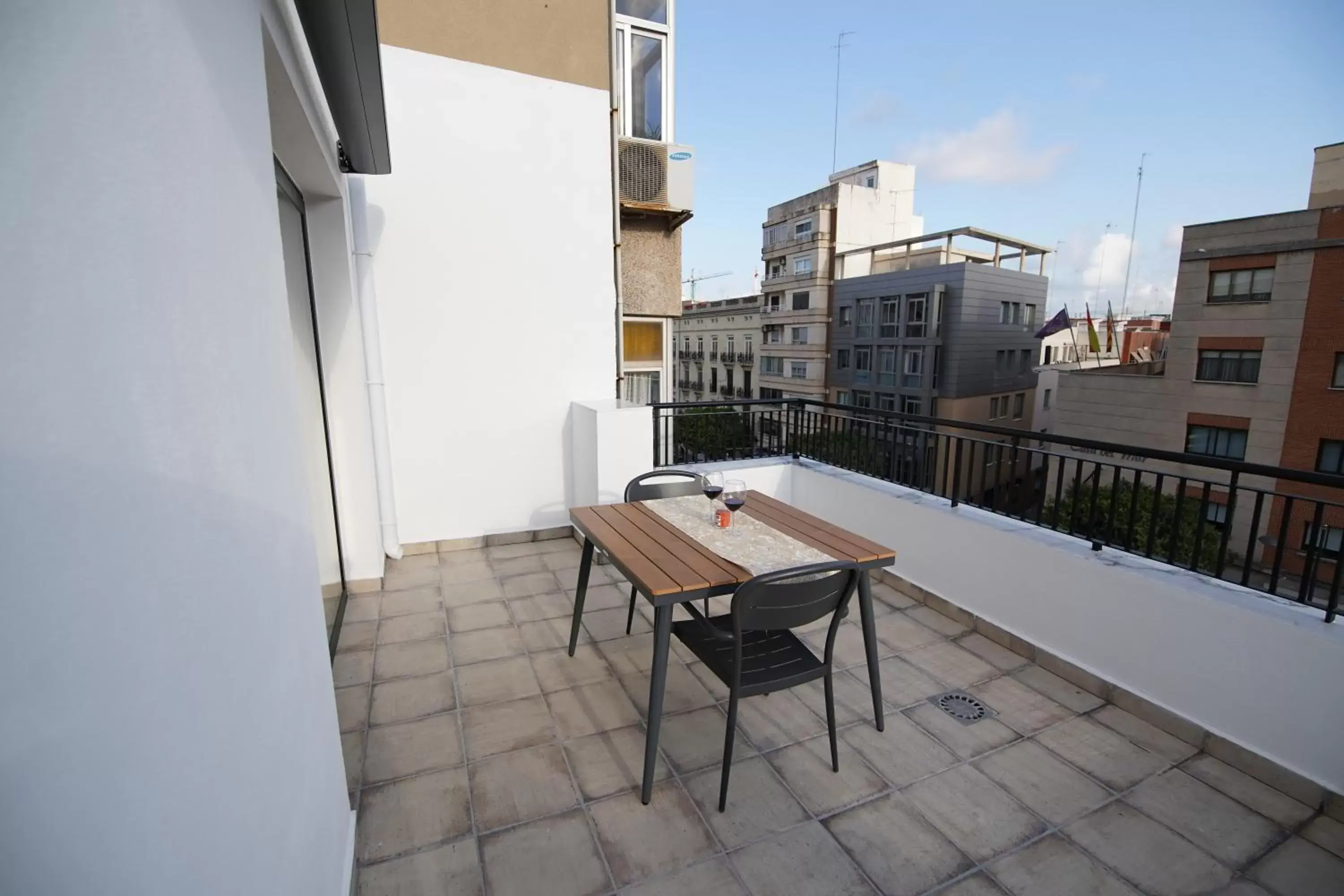 View (from property/room), Balcony/Terrace in Suites Puerto Valencia