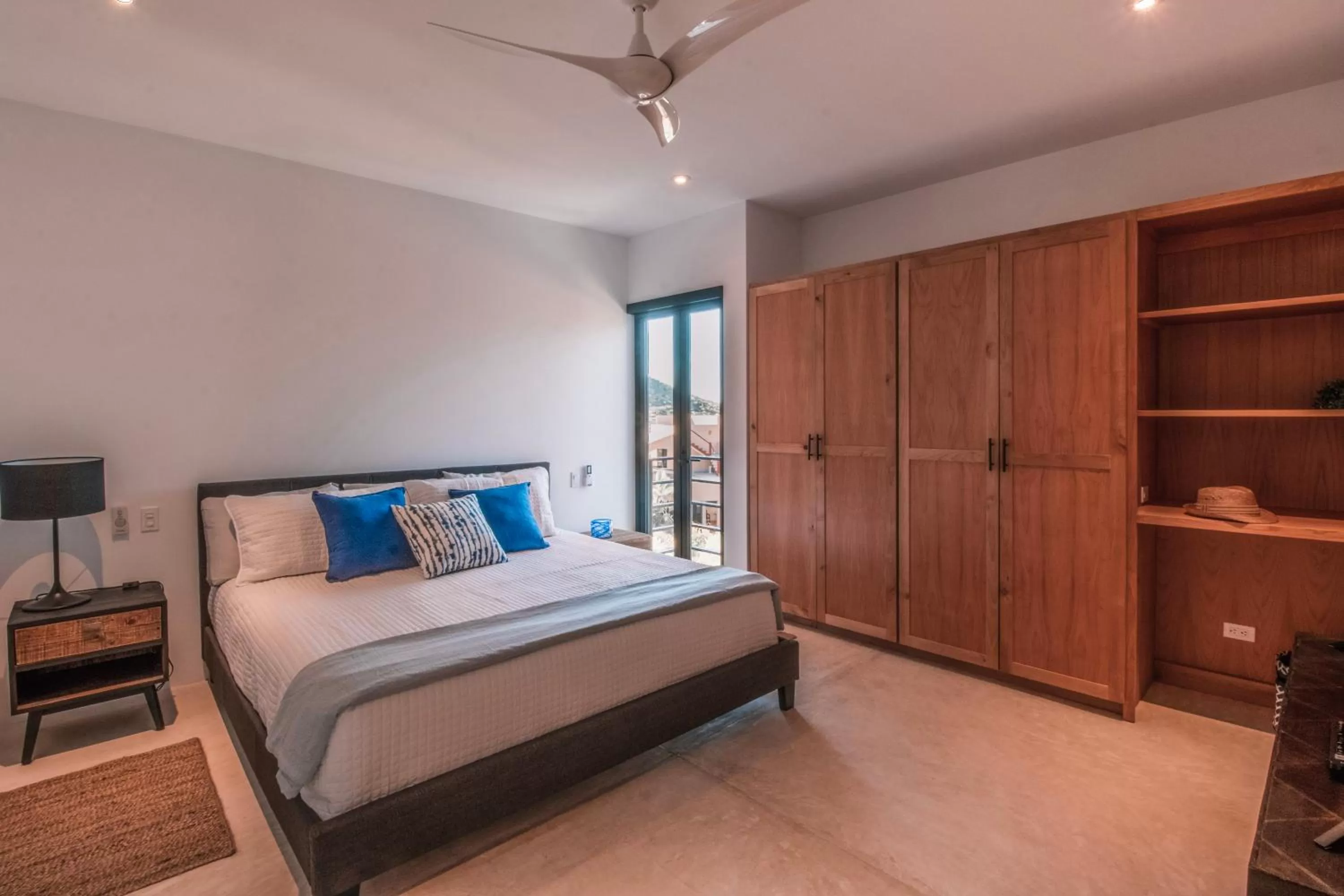 Bed in Cerritos Surf Residences