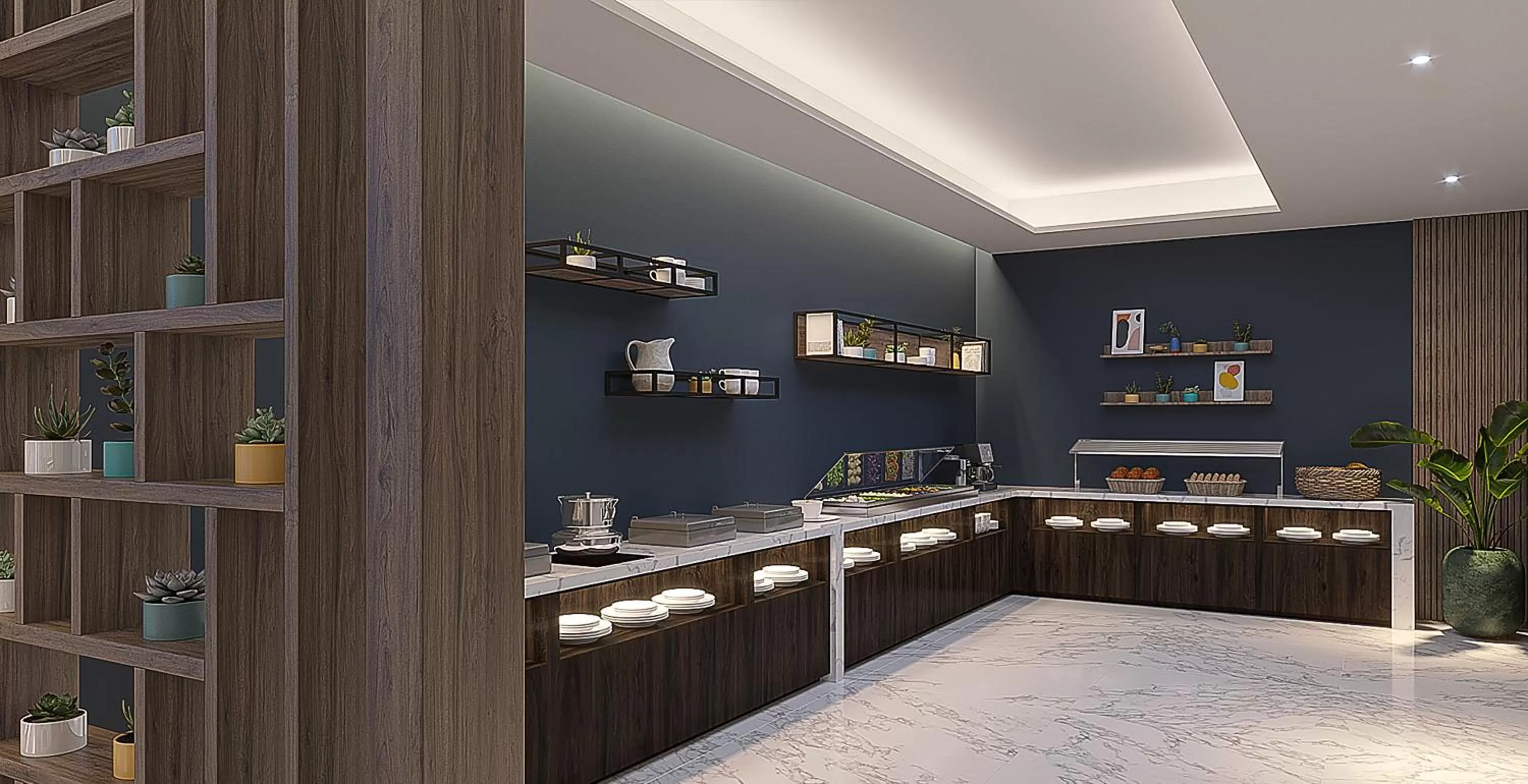 Restaurant/places to eat in voco Doha West Bay Suites by IHG