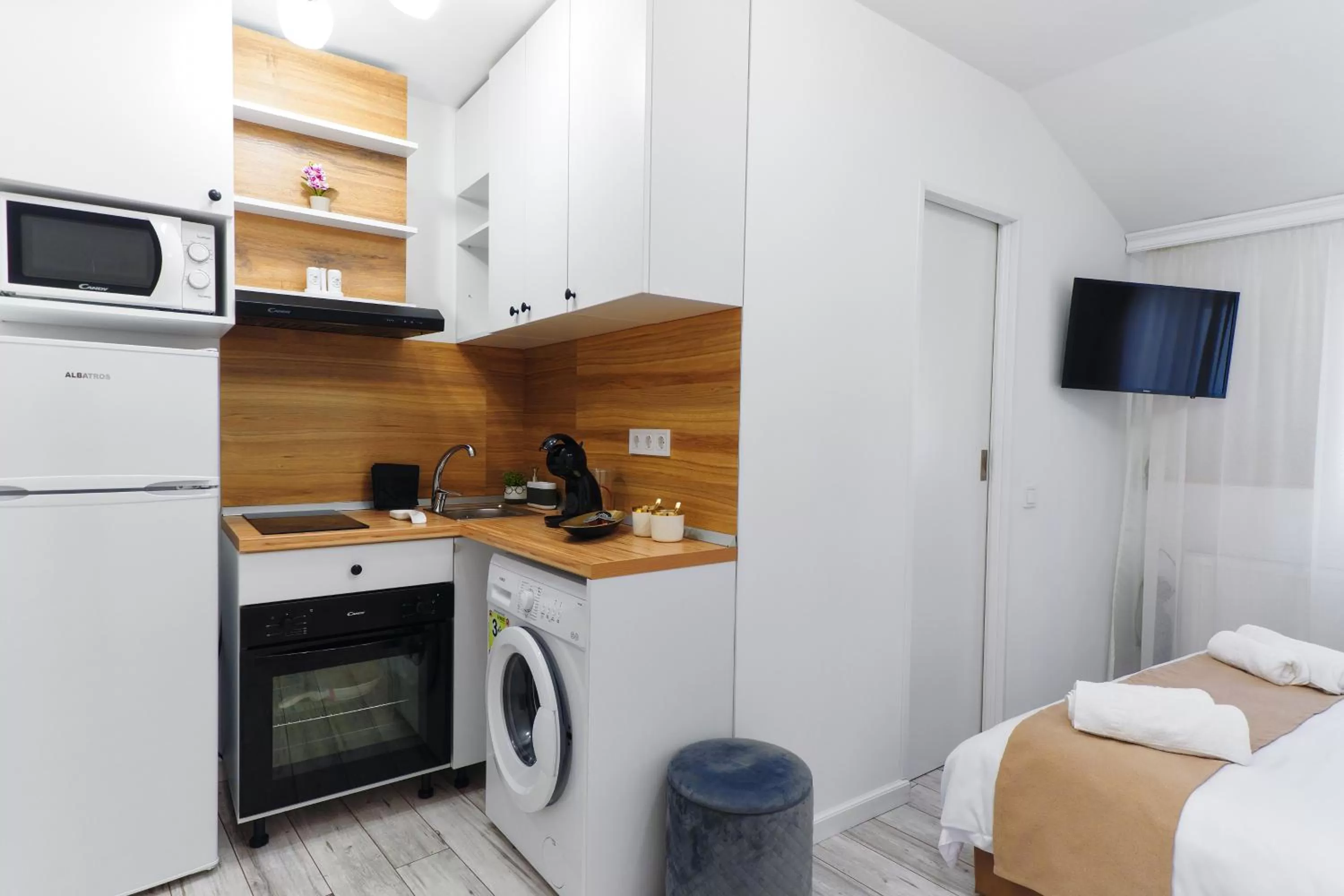 Bed in Bella House Apartaments