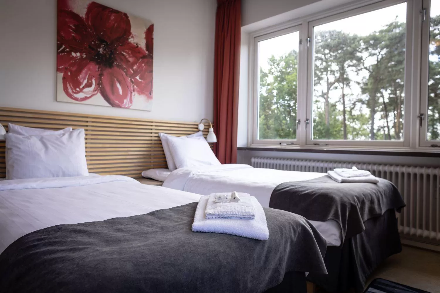 Bed in Miatorp Hotell