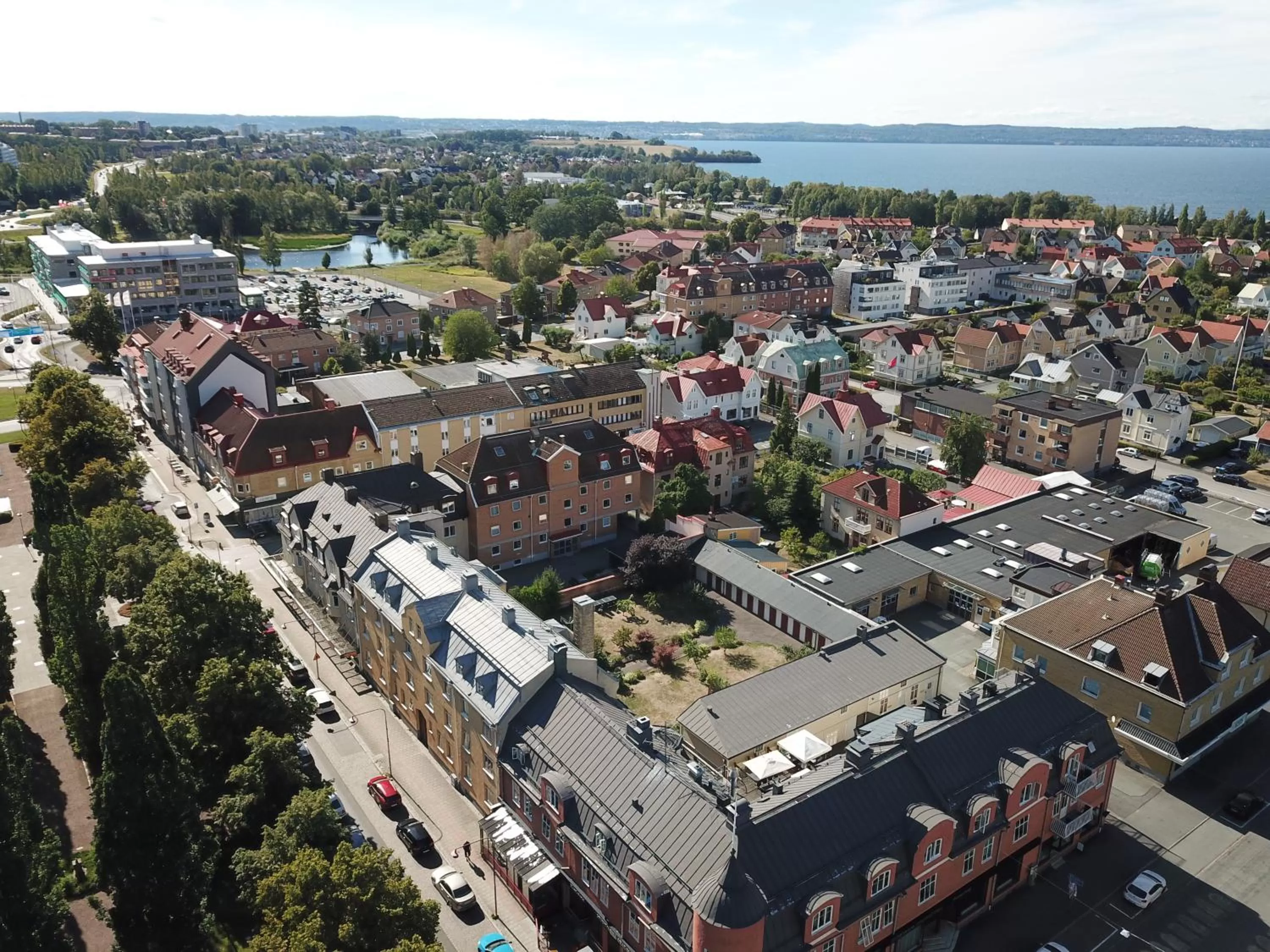 Bird's eye view in Huskvarna Stadshotell