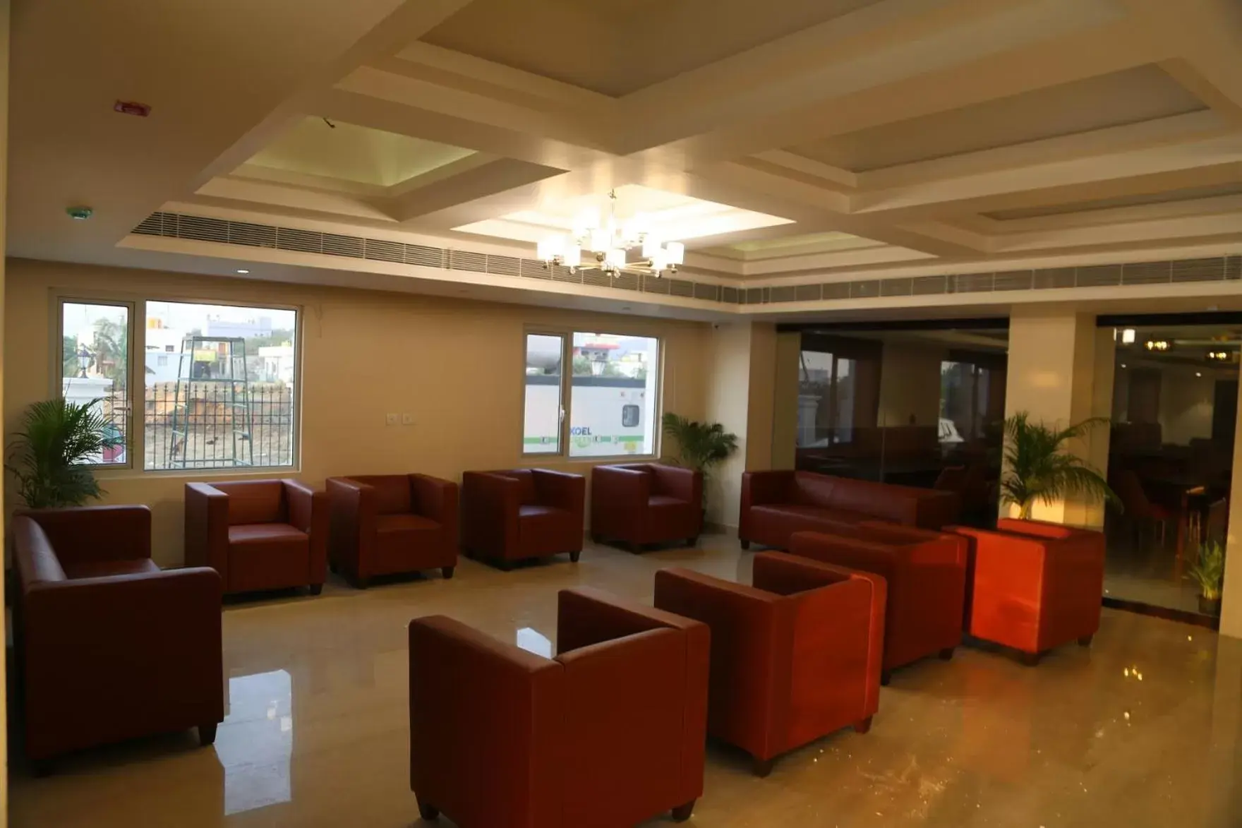 Lobby or reception in Hotel Skanda Palace Lobby or reception in Hotel Skanda Palace