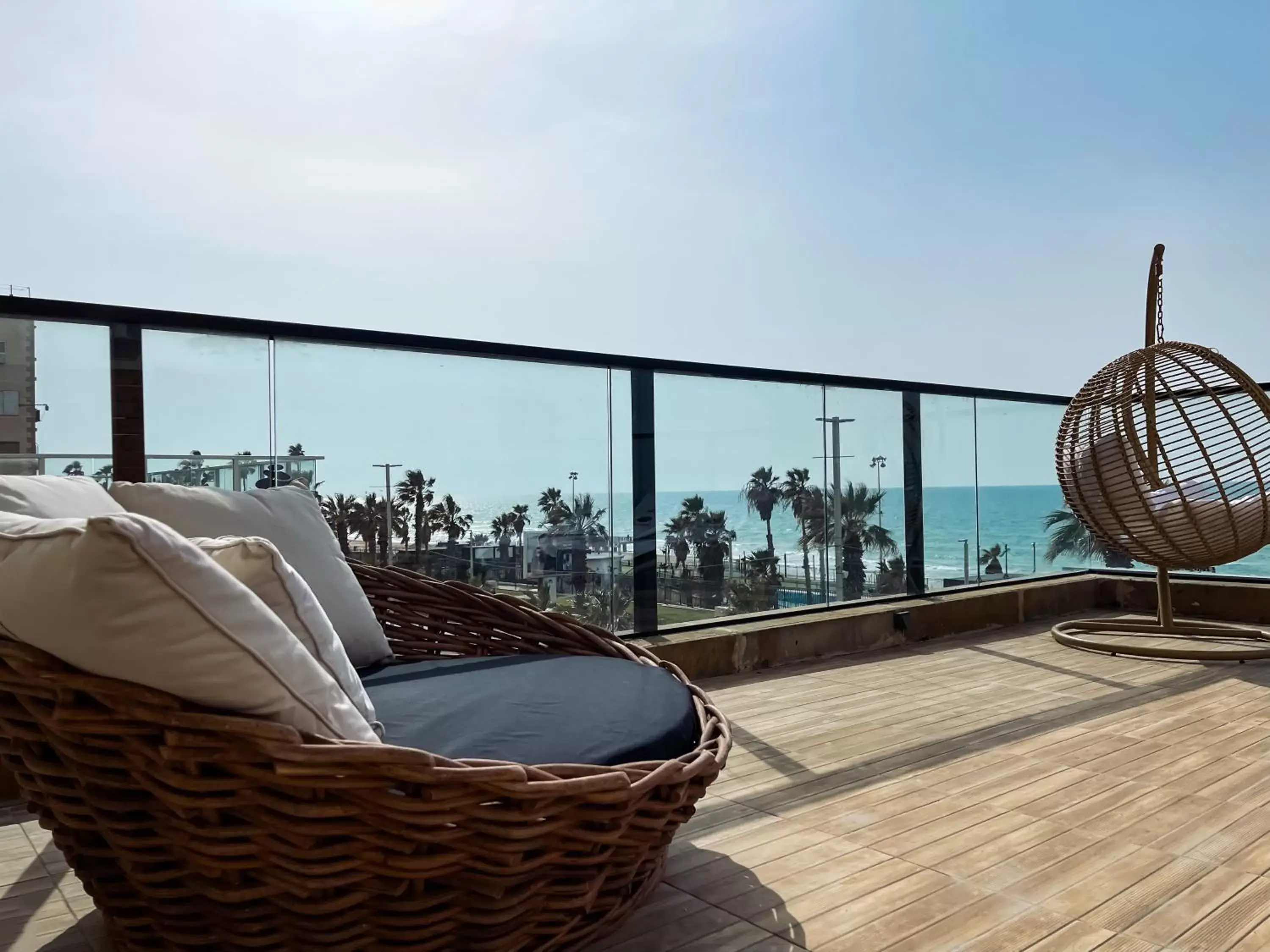 Sea view, Balcony/Terrace in Share Suites Hotel Bat-Yam