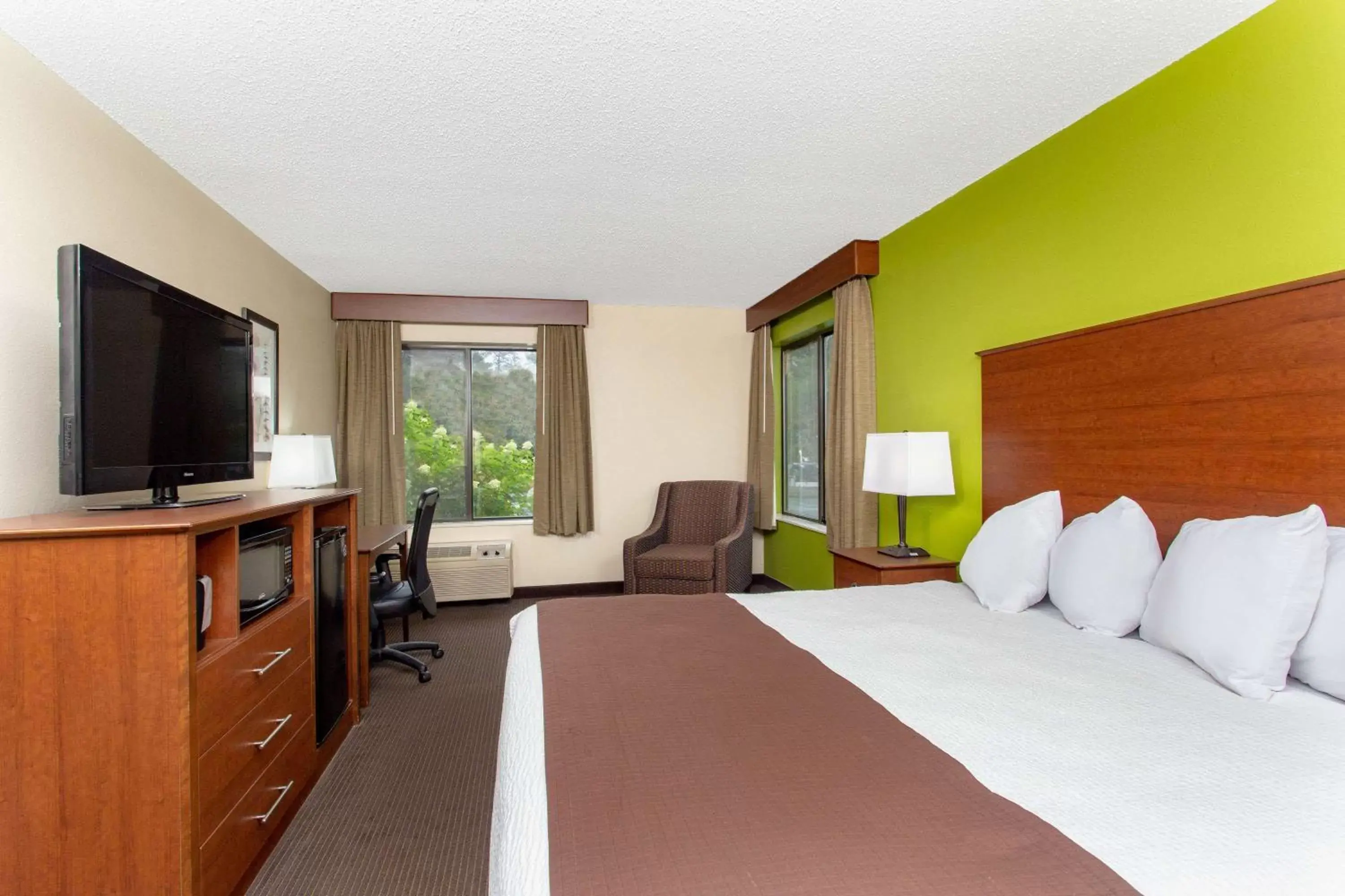 Photo of the whole room, Bed in AmericInn by Wyndham Black River Falls I-94 on ATV Trail