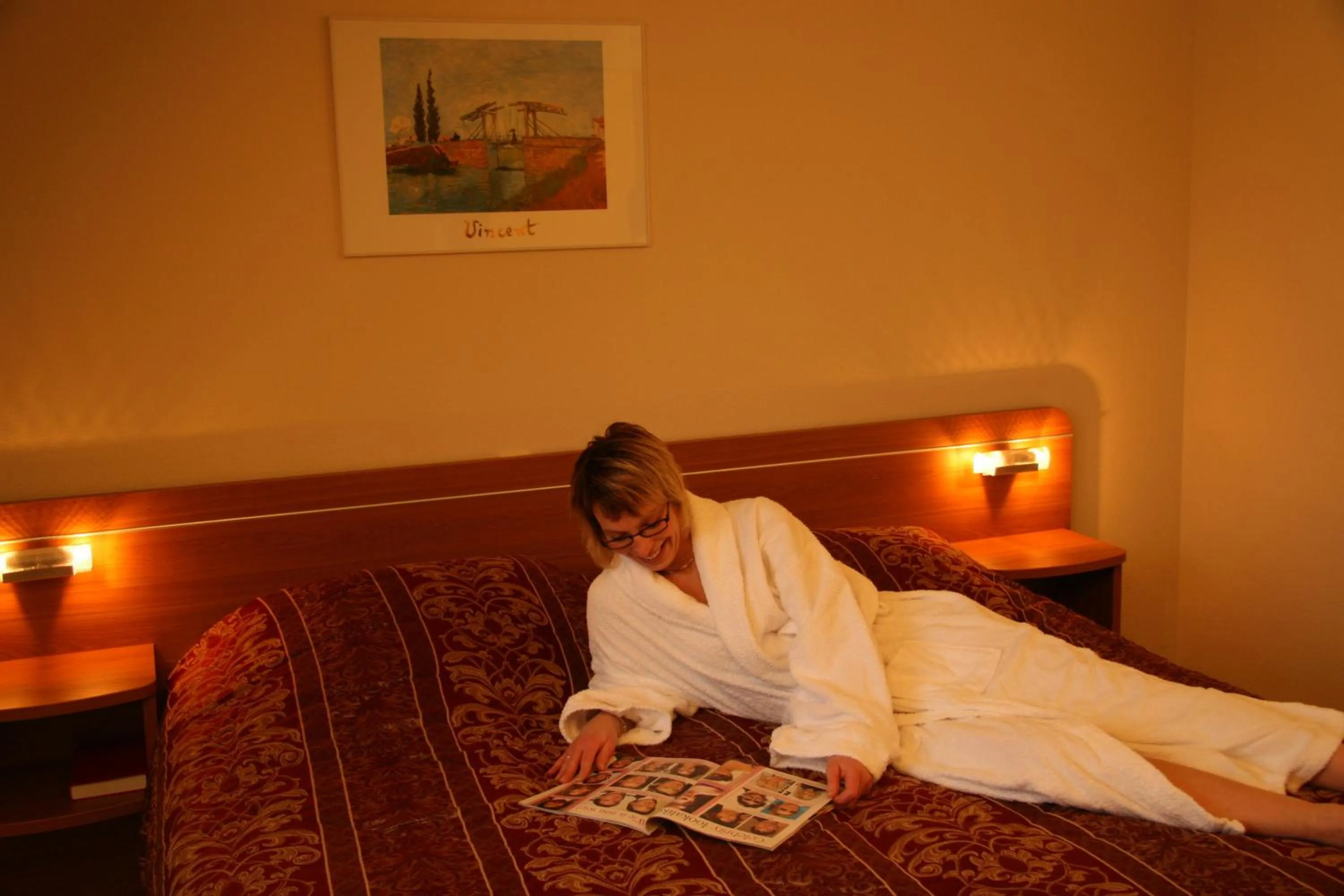 Bed in Hotel de Harmonie