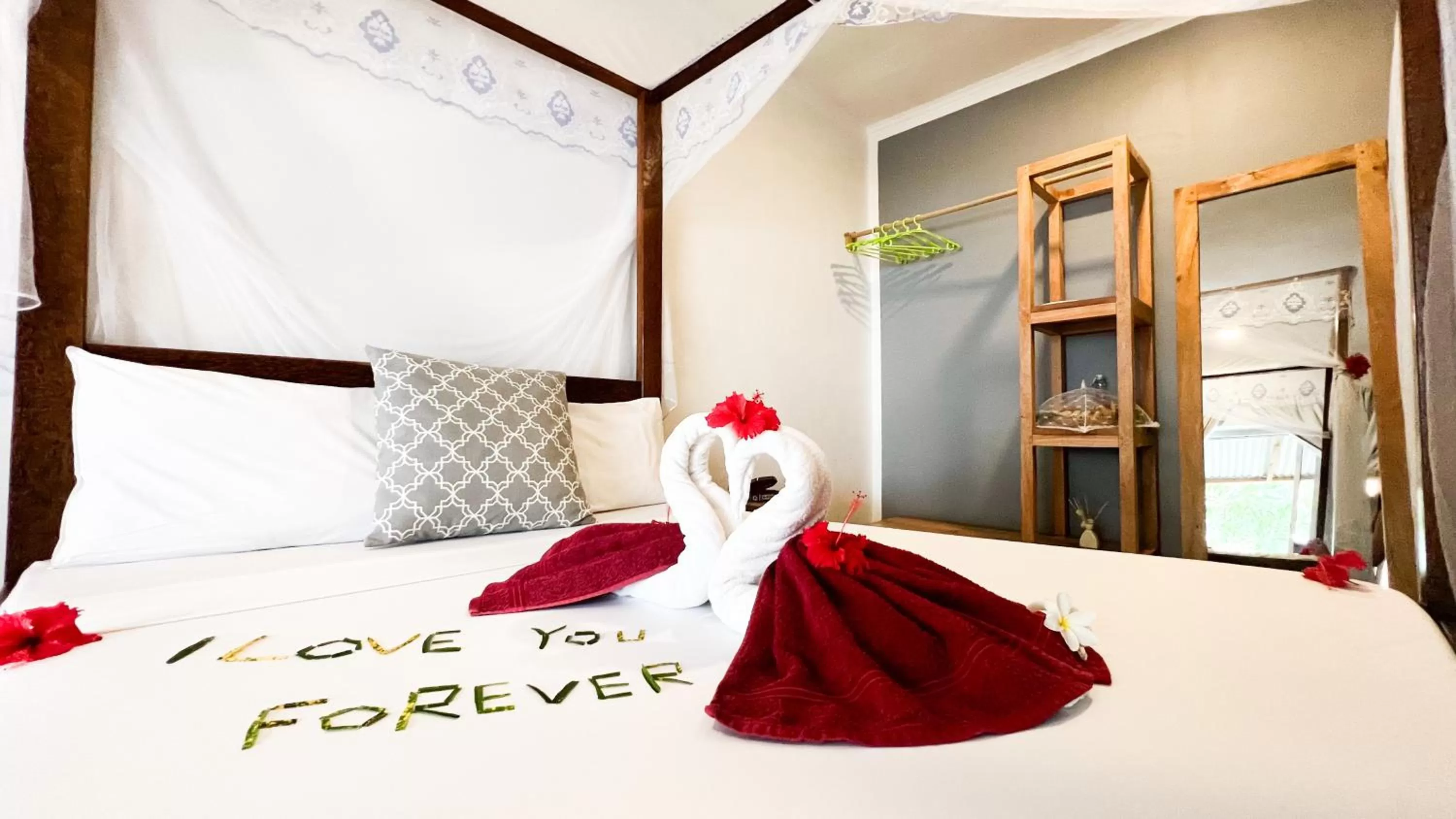 People, Bed in Seashore Villa