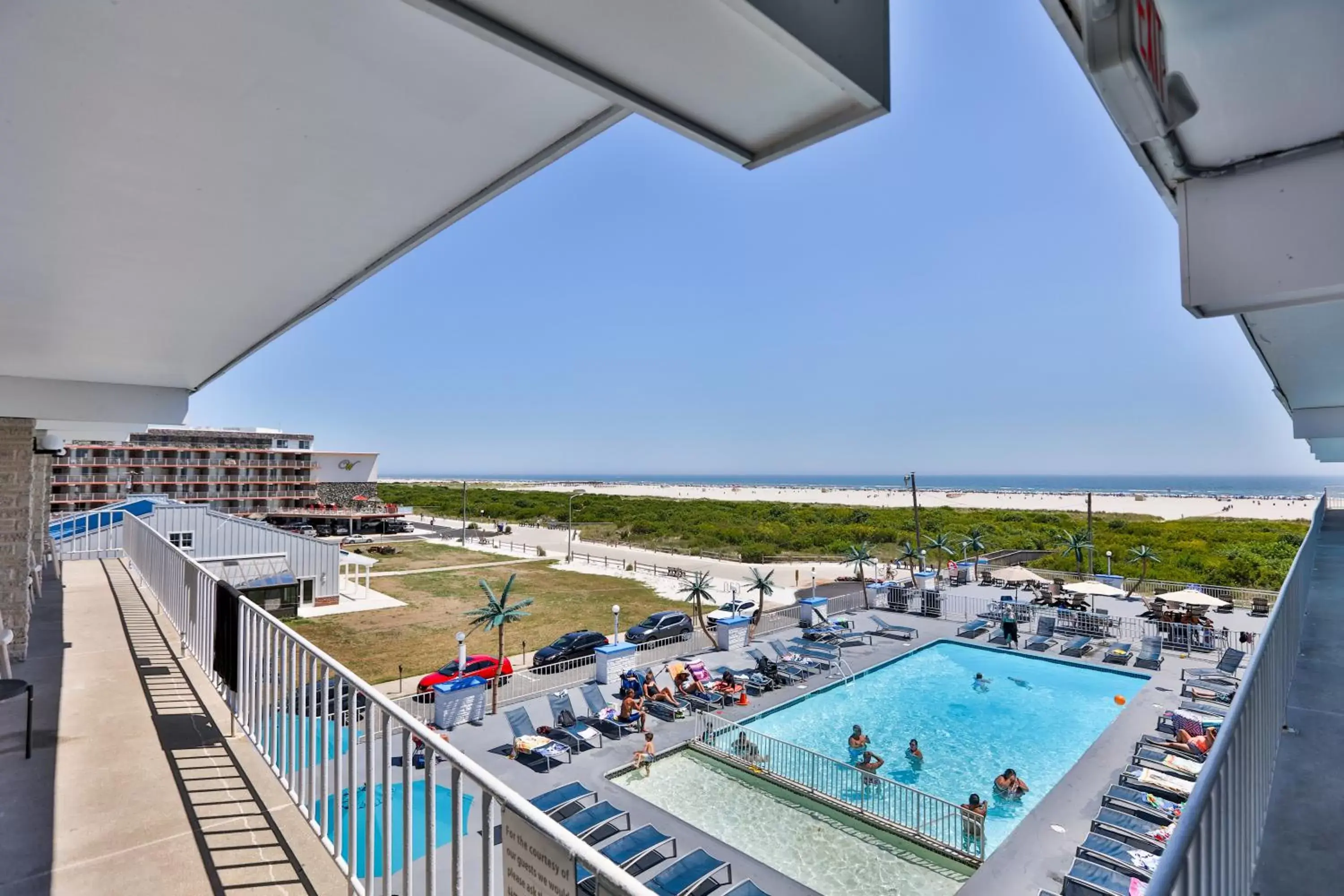 Pool View in Olympic Island Beach Resort