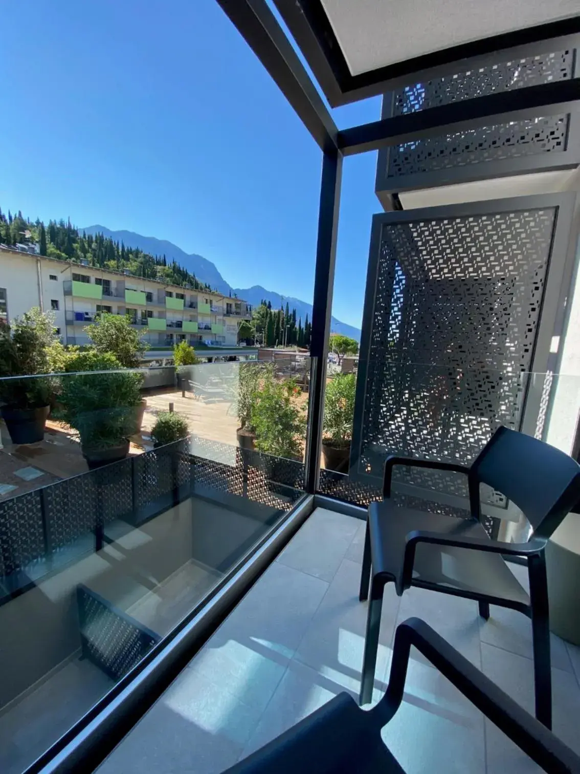 View (from property/room), Balcony/Terrace in Lake Front Hotel Mirage