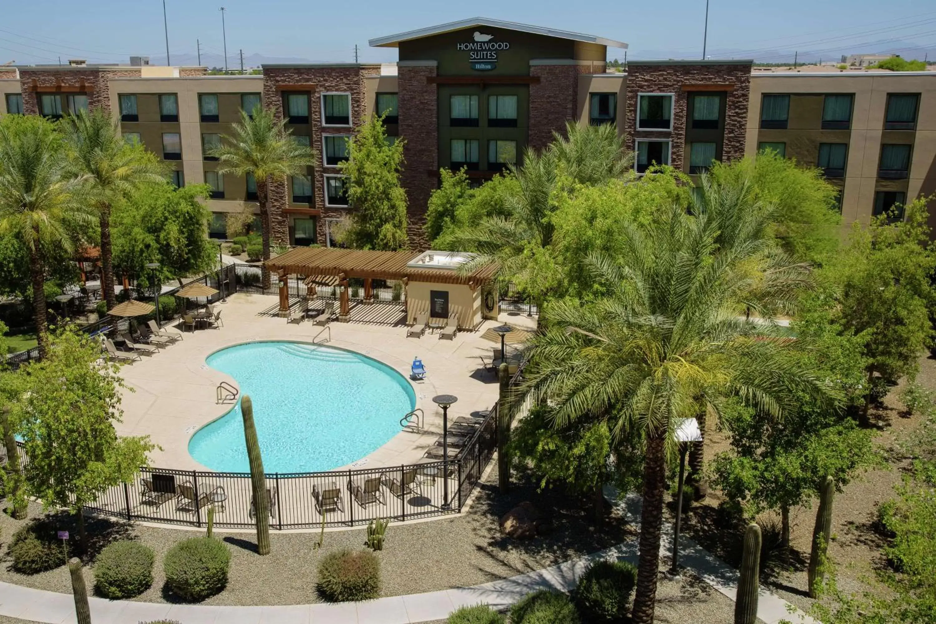 Pool View in Homewood Suites by Hilton Phoenix Chandler Fashion Center