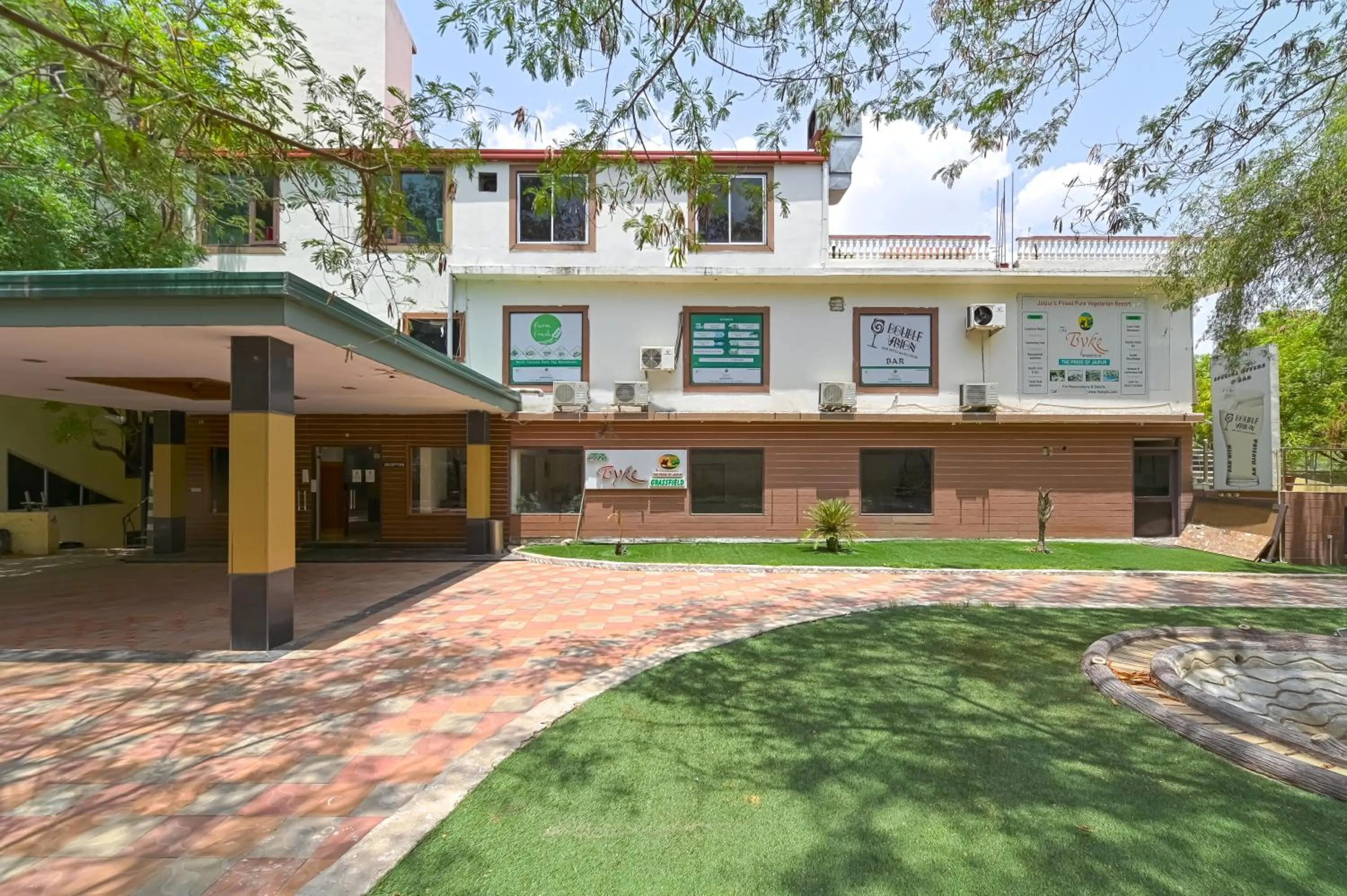 Property building in The Byke Grassfield Resort with Outdoor Pool, Shyam Nagar, Jaipur