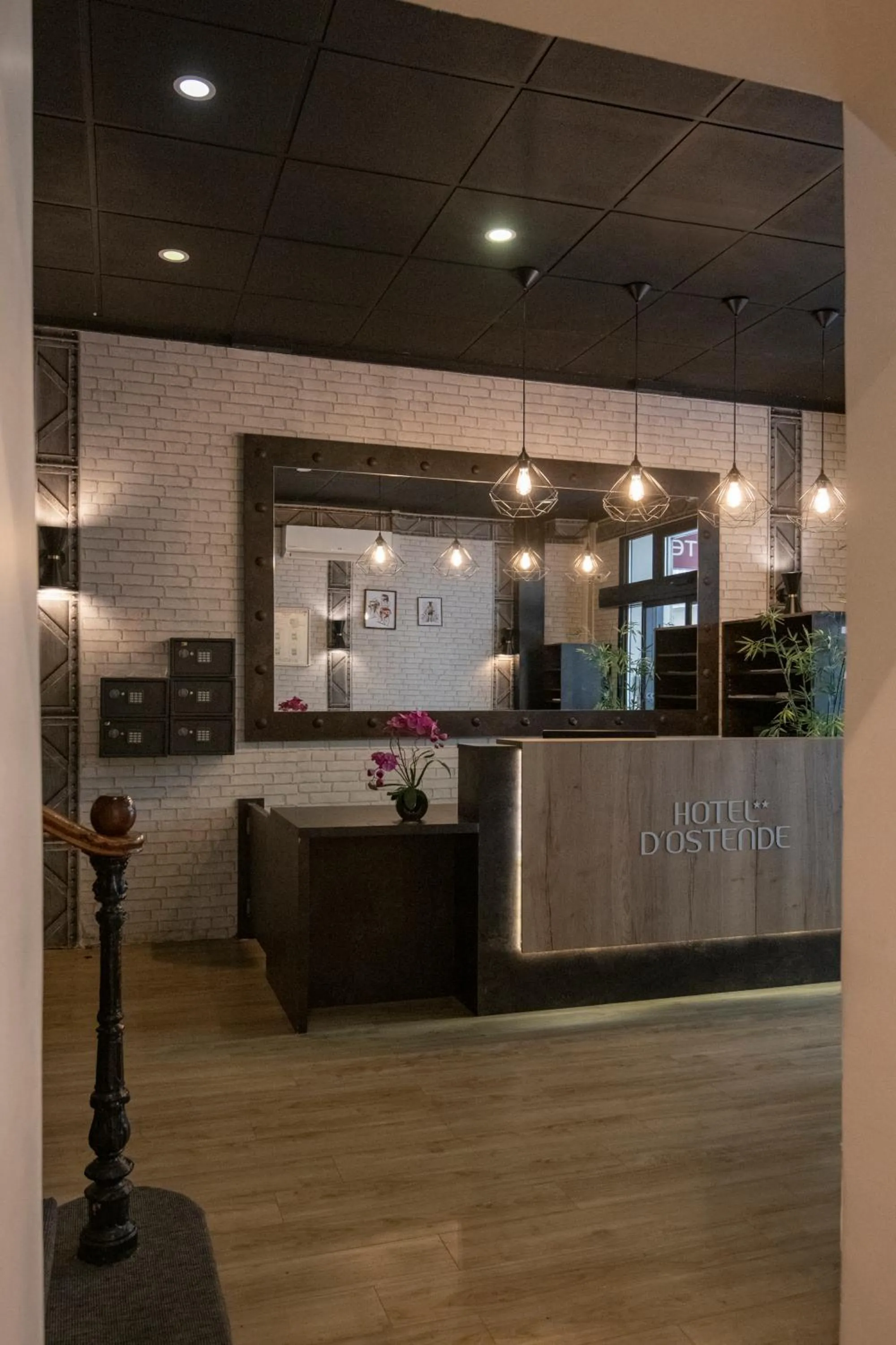 Lobby or reception in Hotel d'Ostende