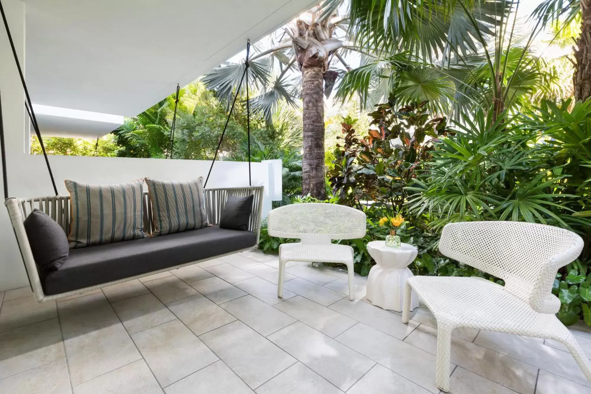 Patio in H2O Suites- Adults Only