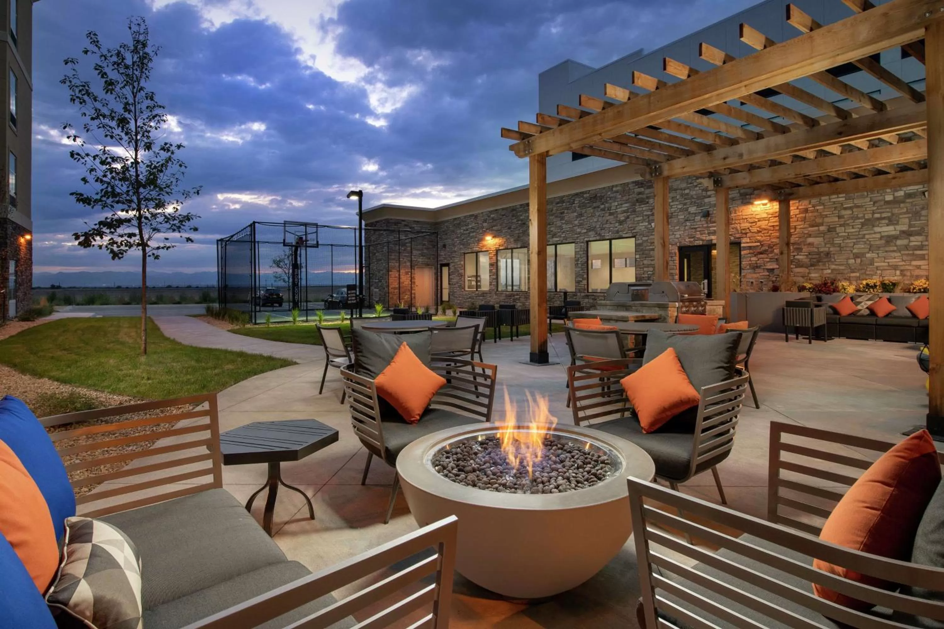Patio in Tru By Hilton Denver Airport Tower Road