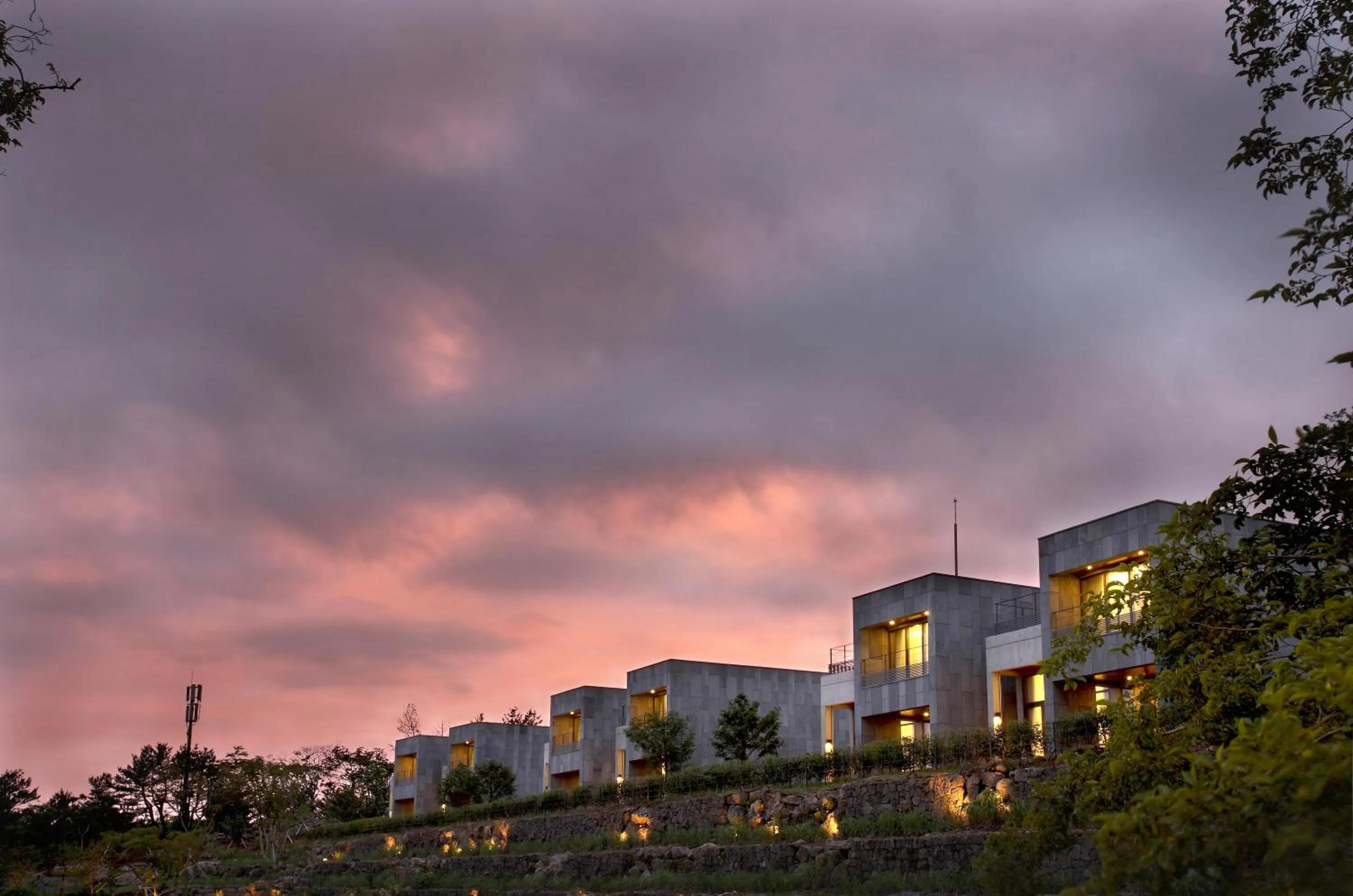 Property building in Lotte Resort Jeju Artvillas