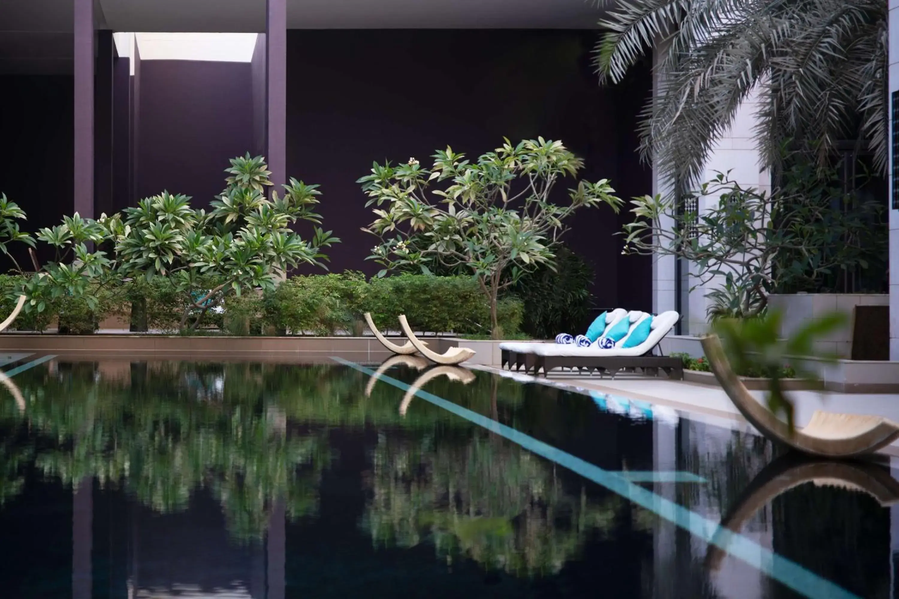 Pool view in Radisson Collection Muscat, Hormuz Grand Pool view in Radisson Collection Muscat, Hormuz Grand