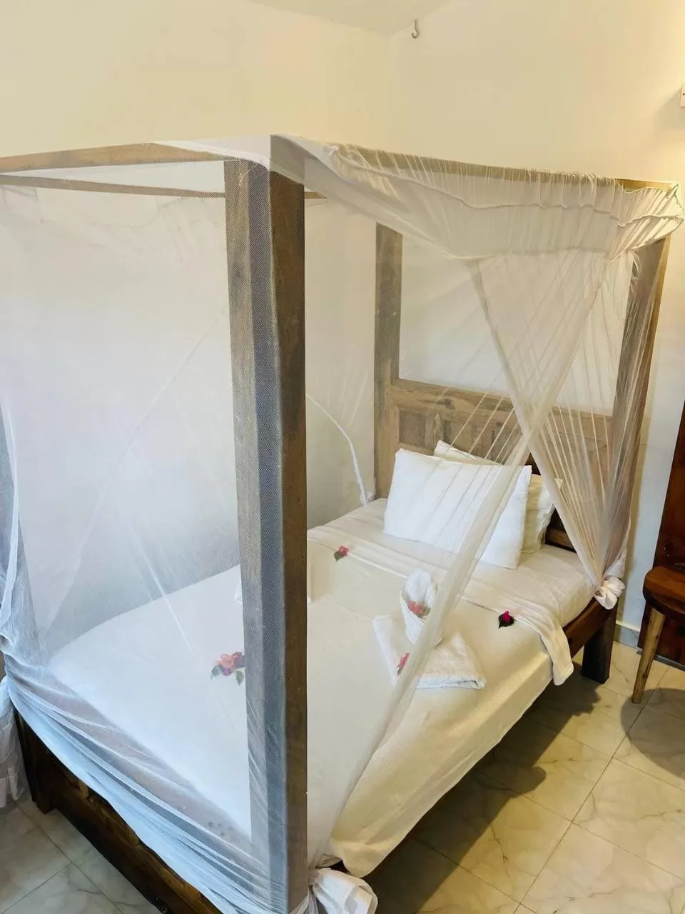 Bed in Babalao Bungalows