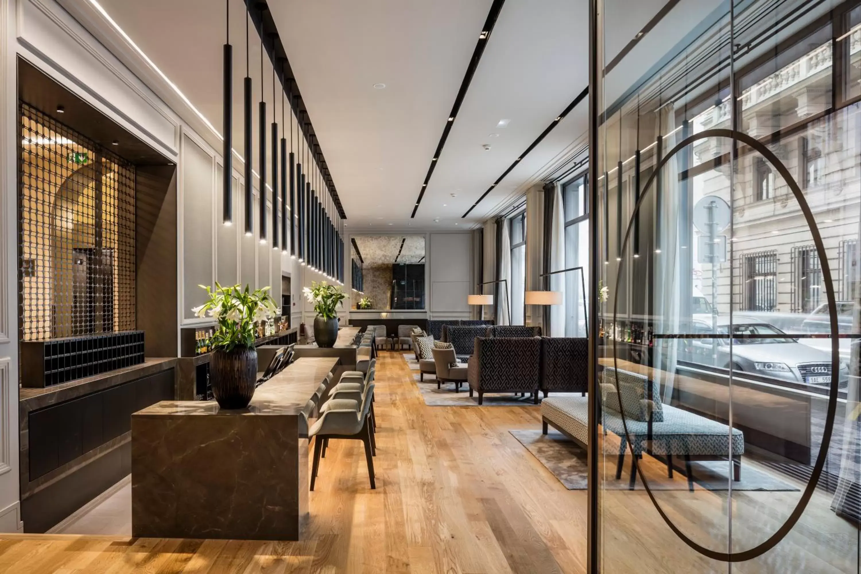 Lobby or reception in BoHo Prague Hotel - Small Luxury Hotels