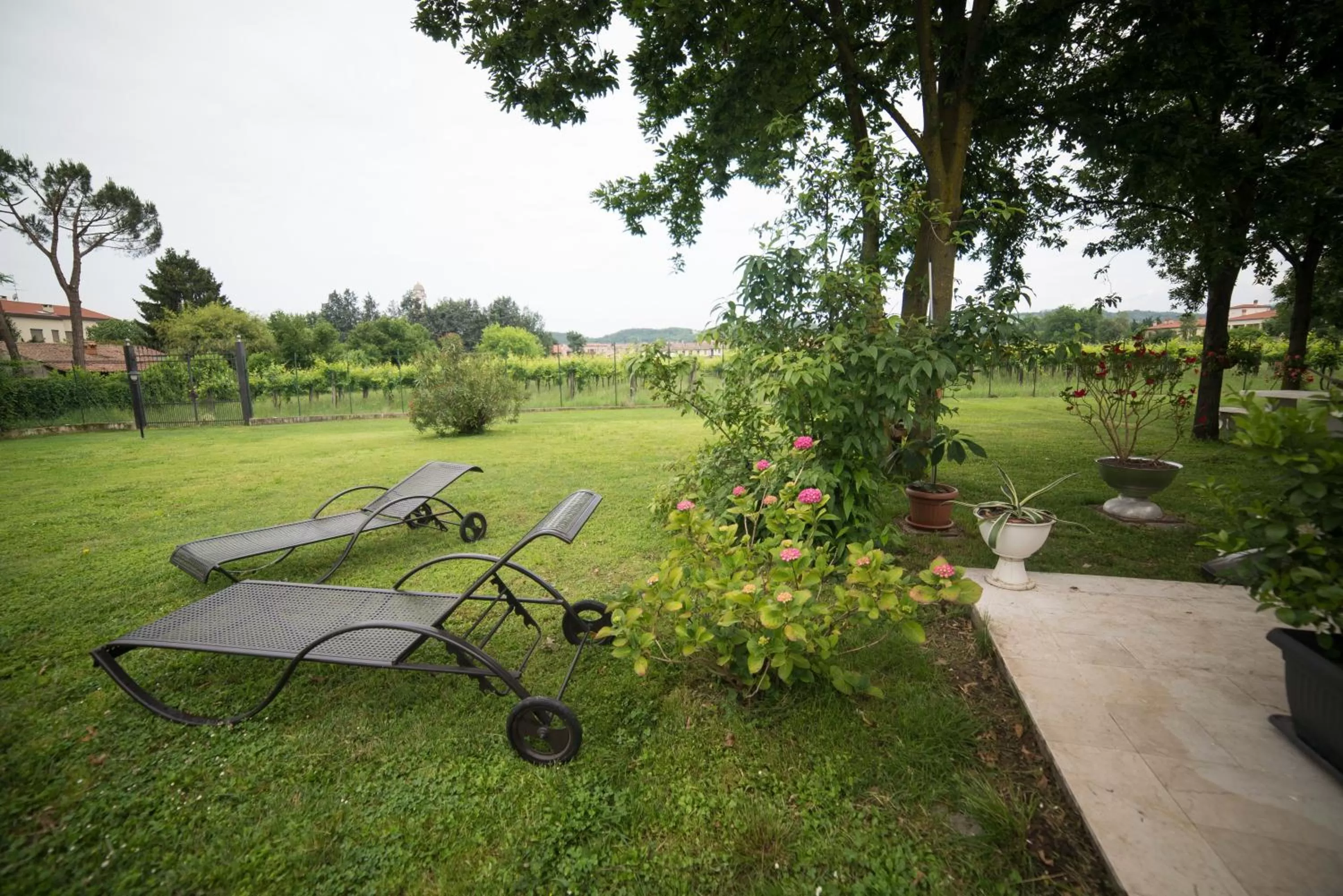 Garden in Villa Franca in Franciacorta