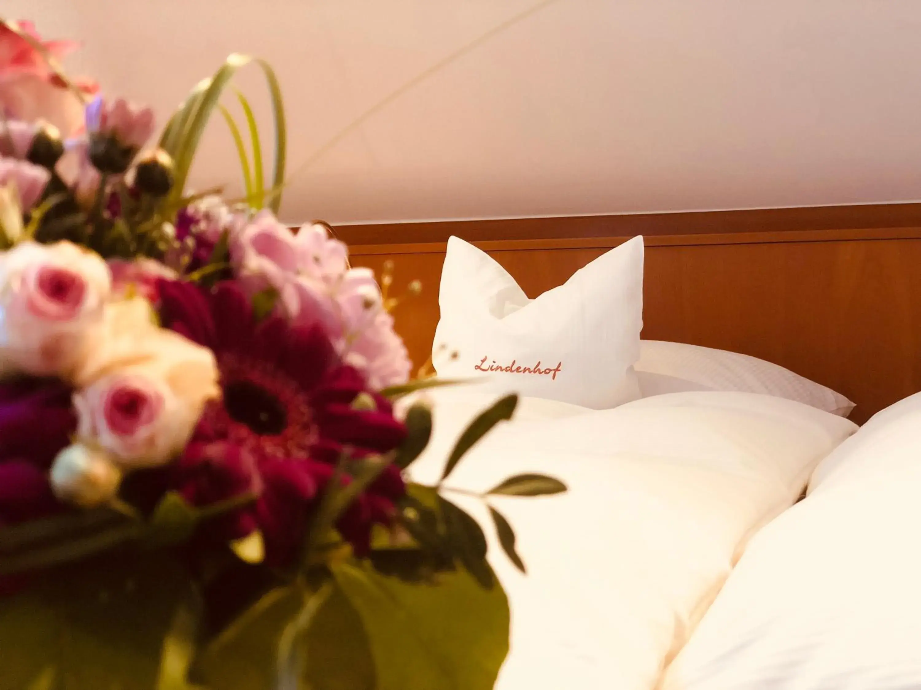 Bed in Hotel Lindenhof Bed in Hotel Lindenhof