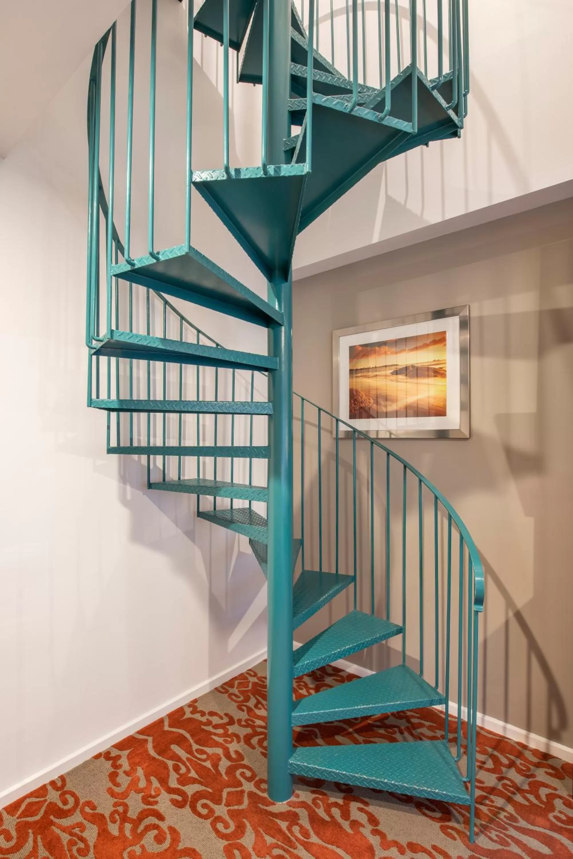 Living room in Miller Apartments