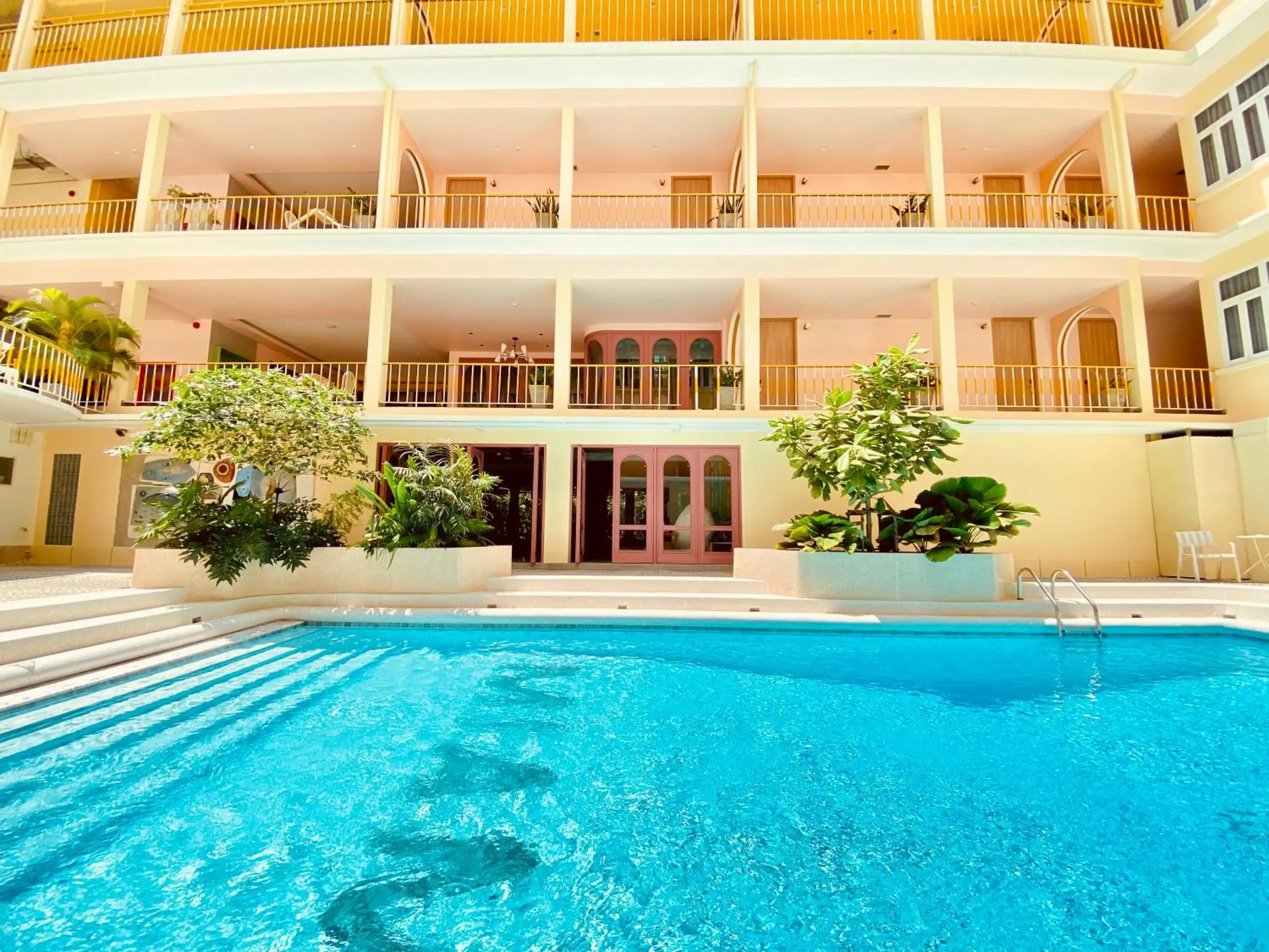 Property building, Swimming Pool in Miami Hotel Bangkok - SHA Plus