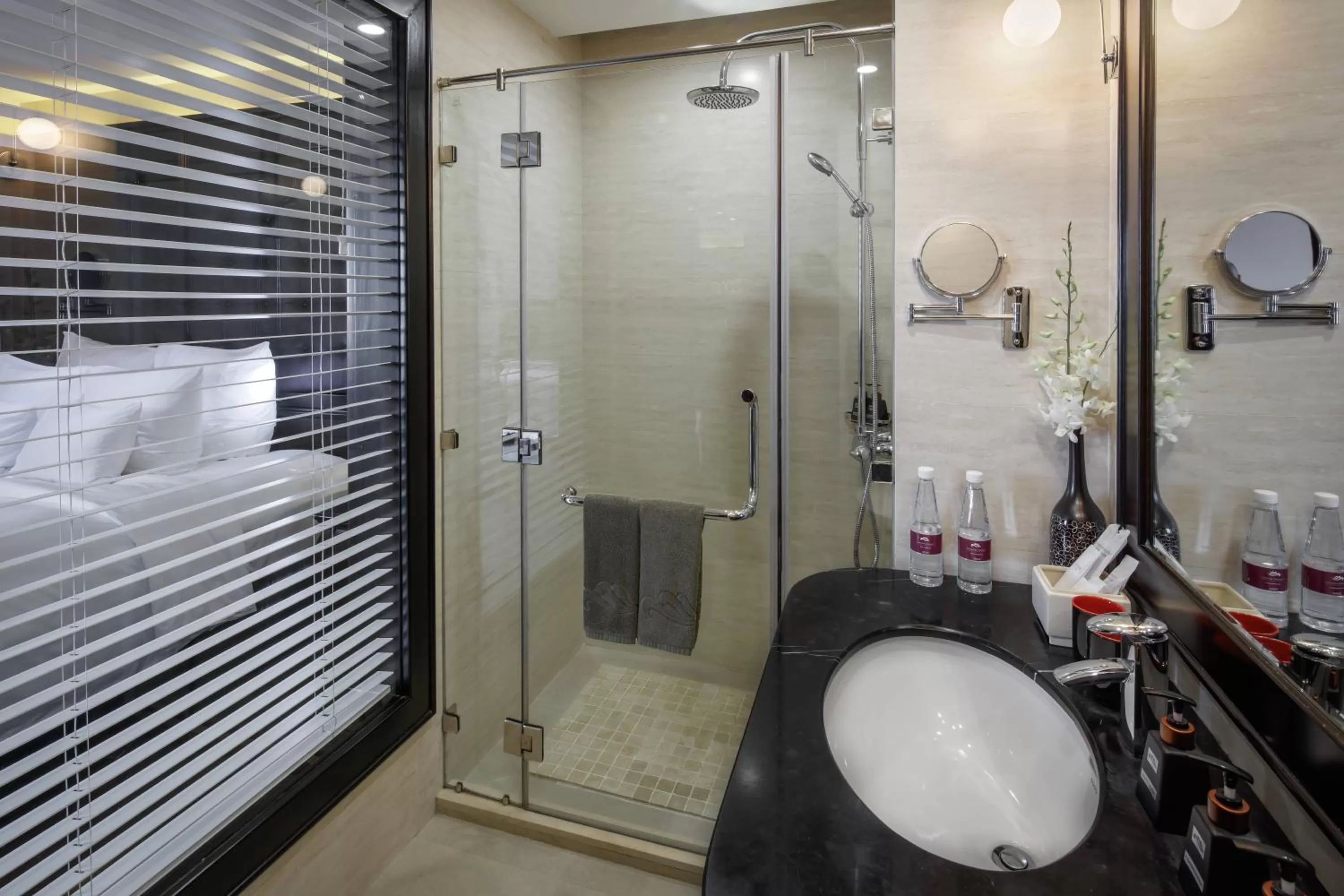 Shower in Paradise Suites Hotel