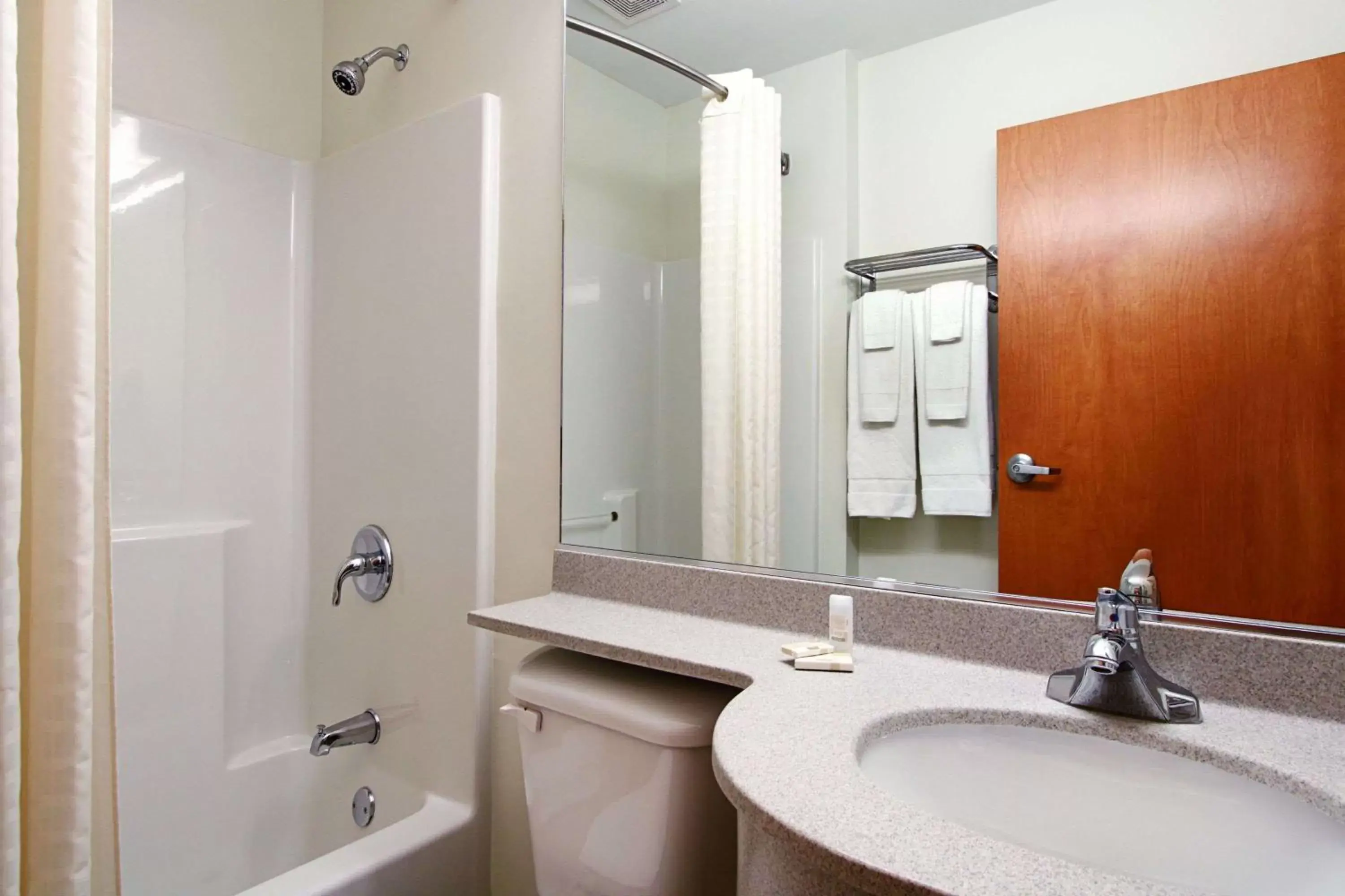 Photo of the whole room, Bathroom in Microtel Inn & Suites by Wyndham Bridgeport