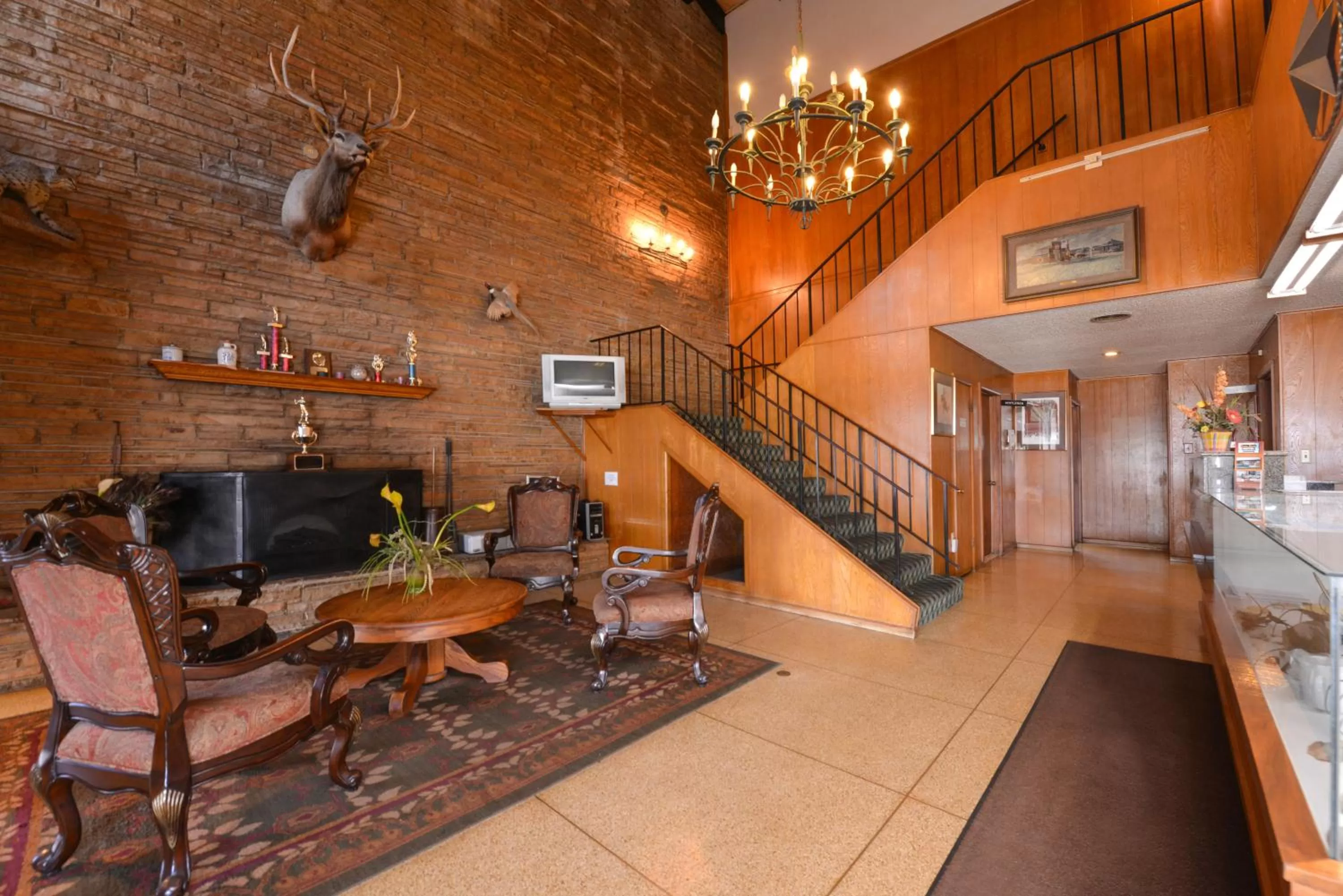 Lobby or reception in Ranch House Motel