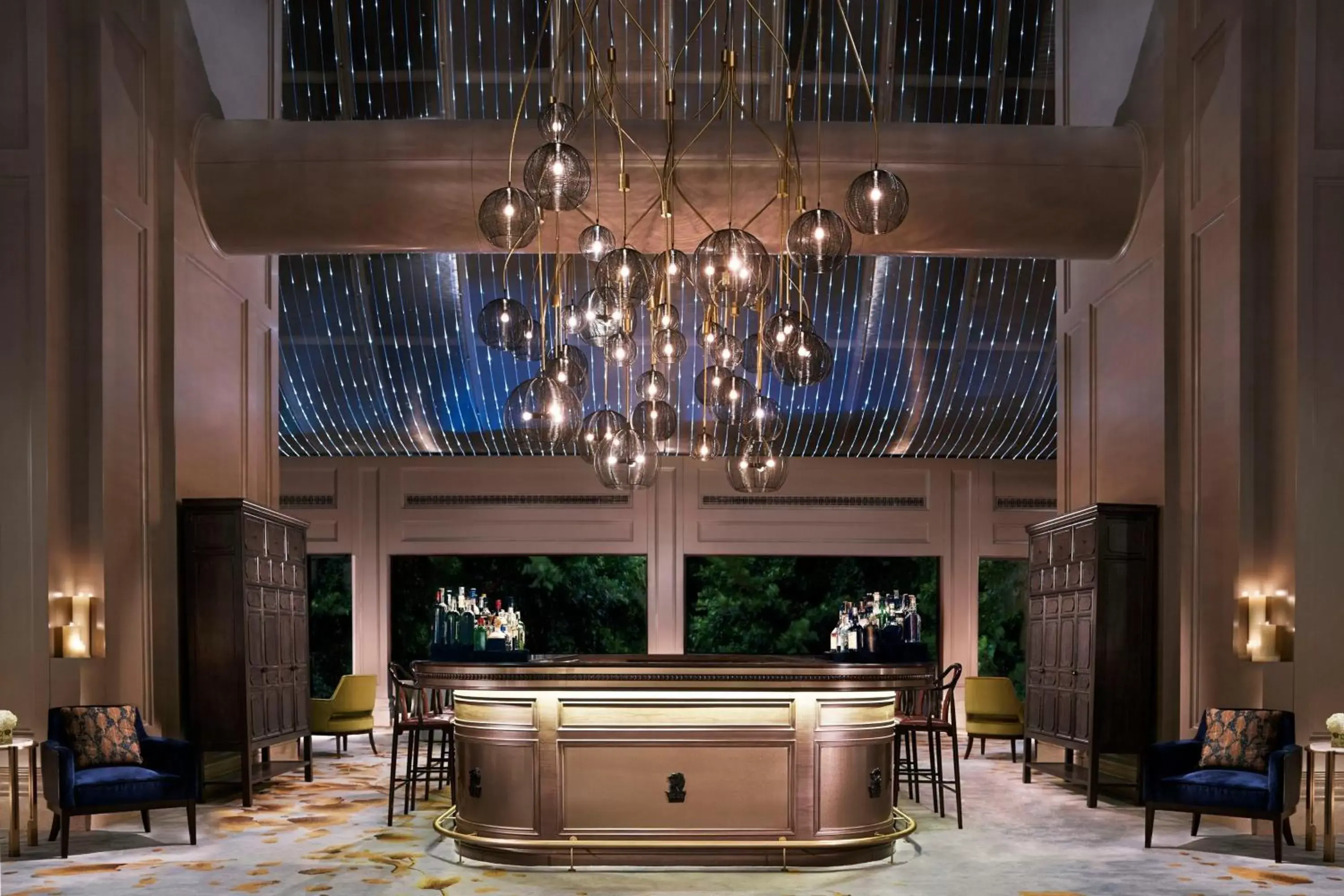 Lounge or bar, Lobby/Reception in The Portman Ritz-Carlton Shanghai