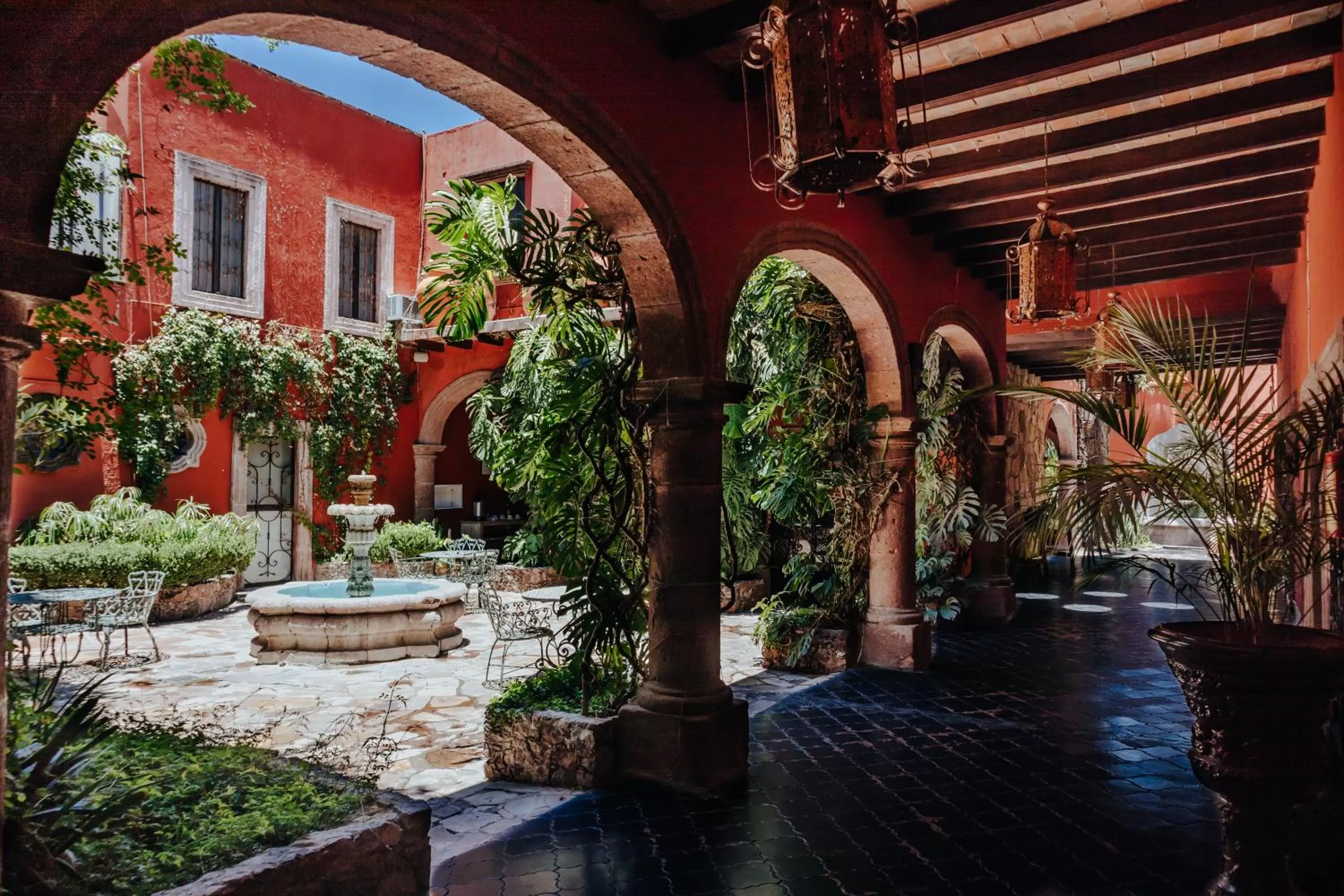 Patio in Casa Luna Hotel Boutique