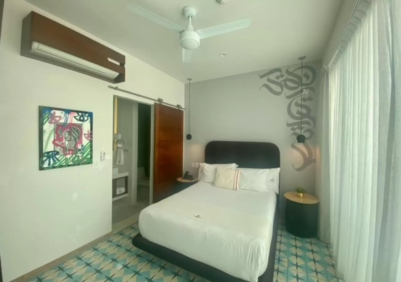 Bed in Auténtico Vertical Playa del Carmen